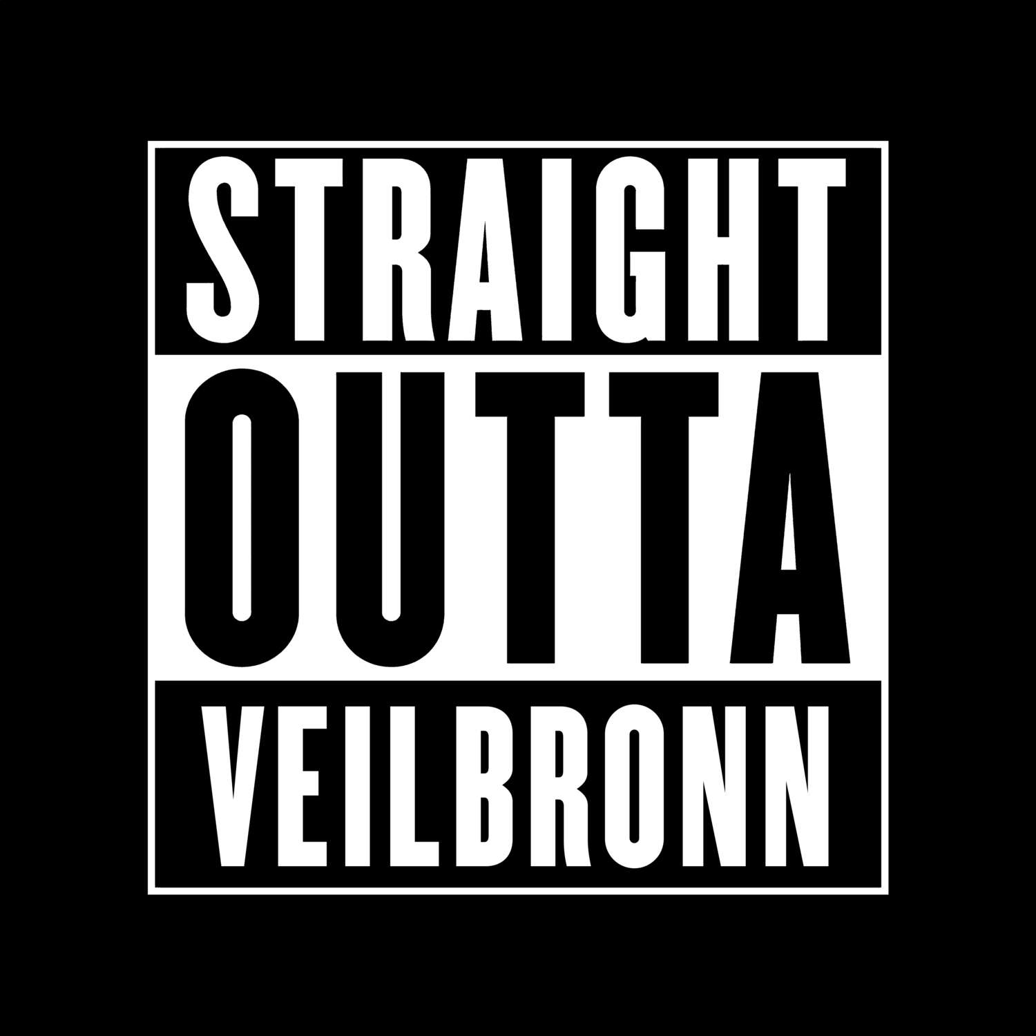 Veilbronn T-Shirt »Straight Outta«