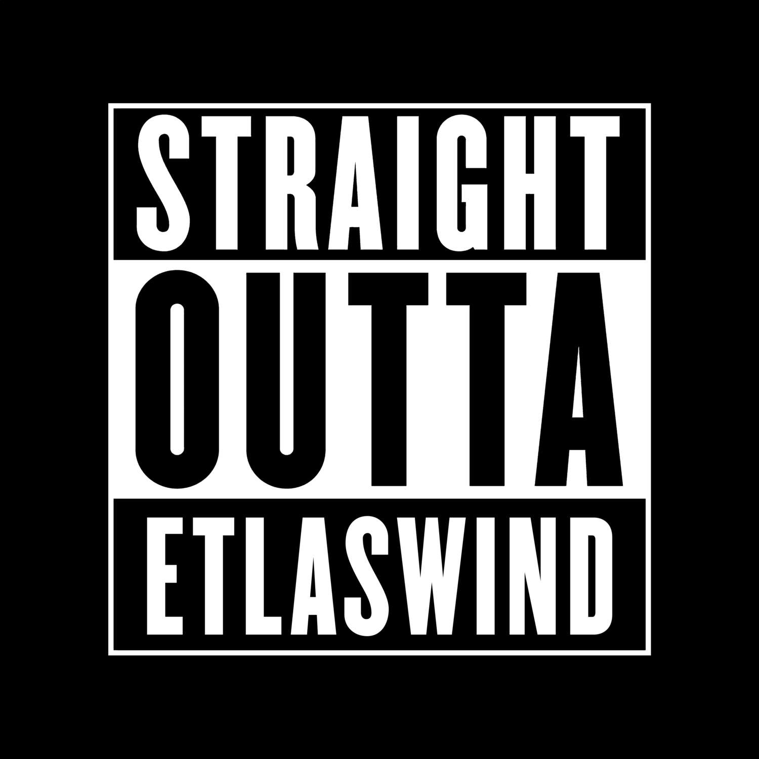 Etlaswind T-Shirt »Straight Outta«