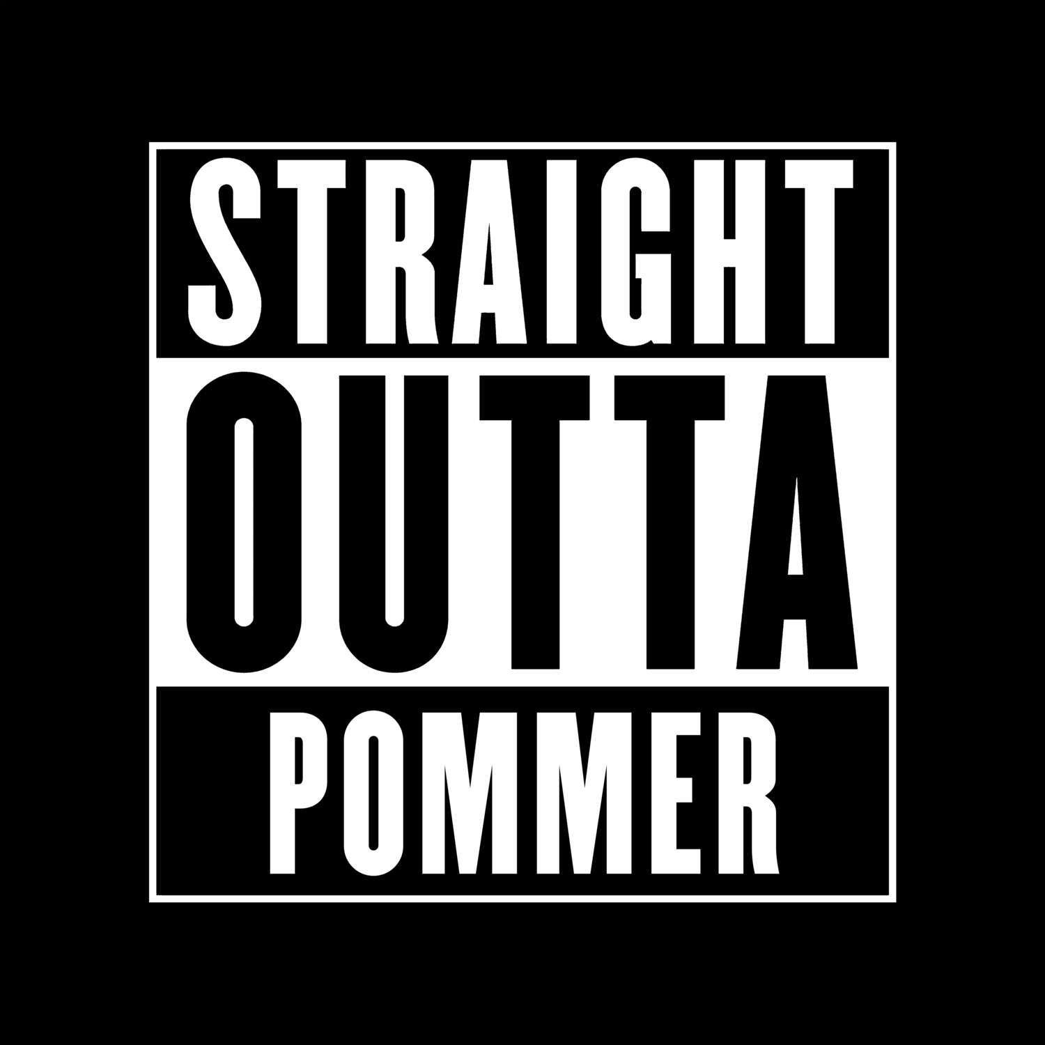 Pommer T-Shirt »Straight Outta«
