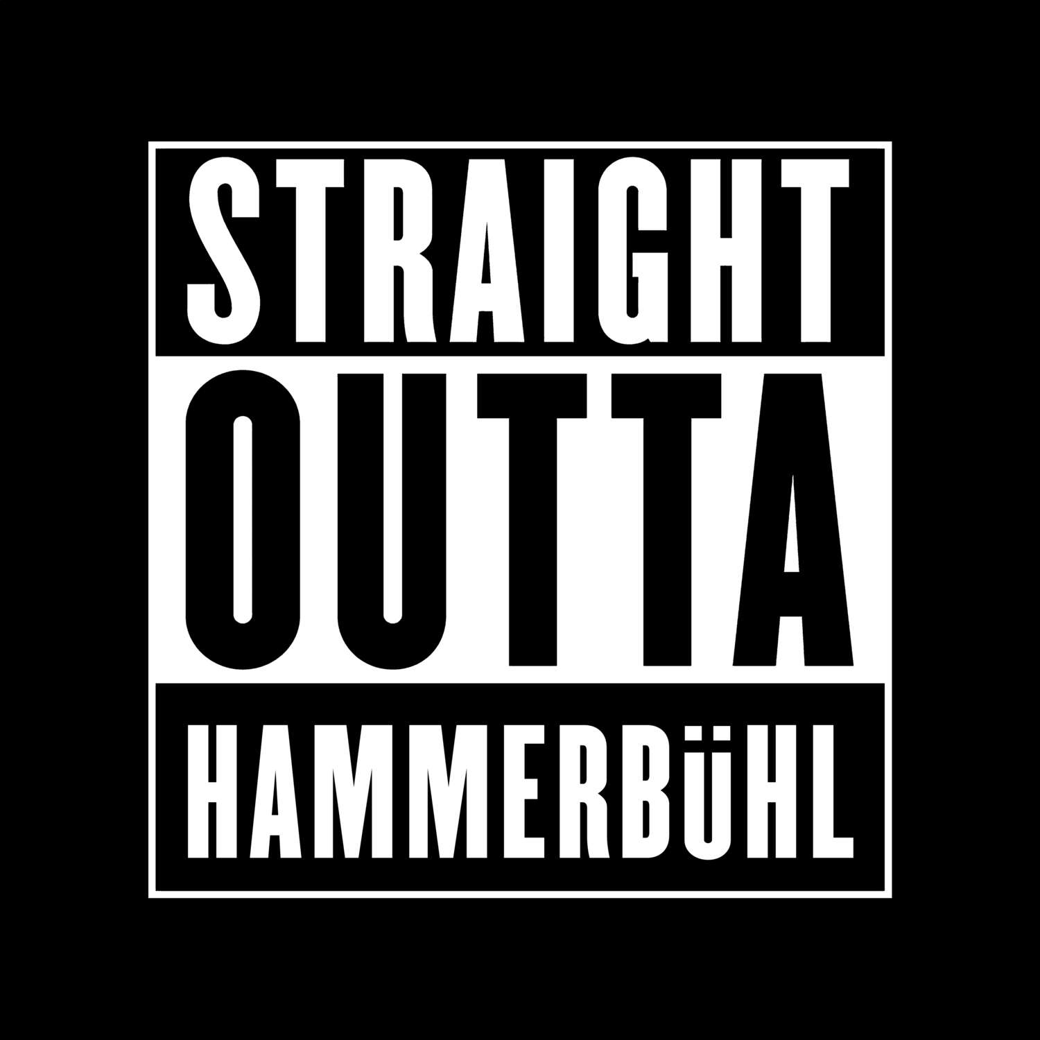 Hammerbühl T-Shirt »Straight Outta«