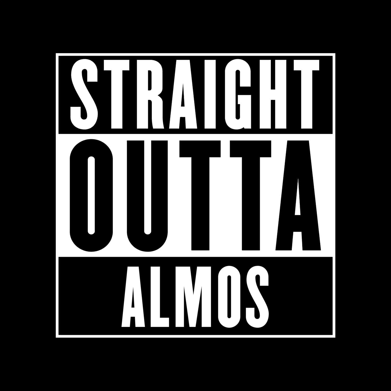 Almos T-Shirt »Straight Outta«