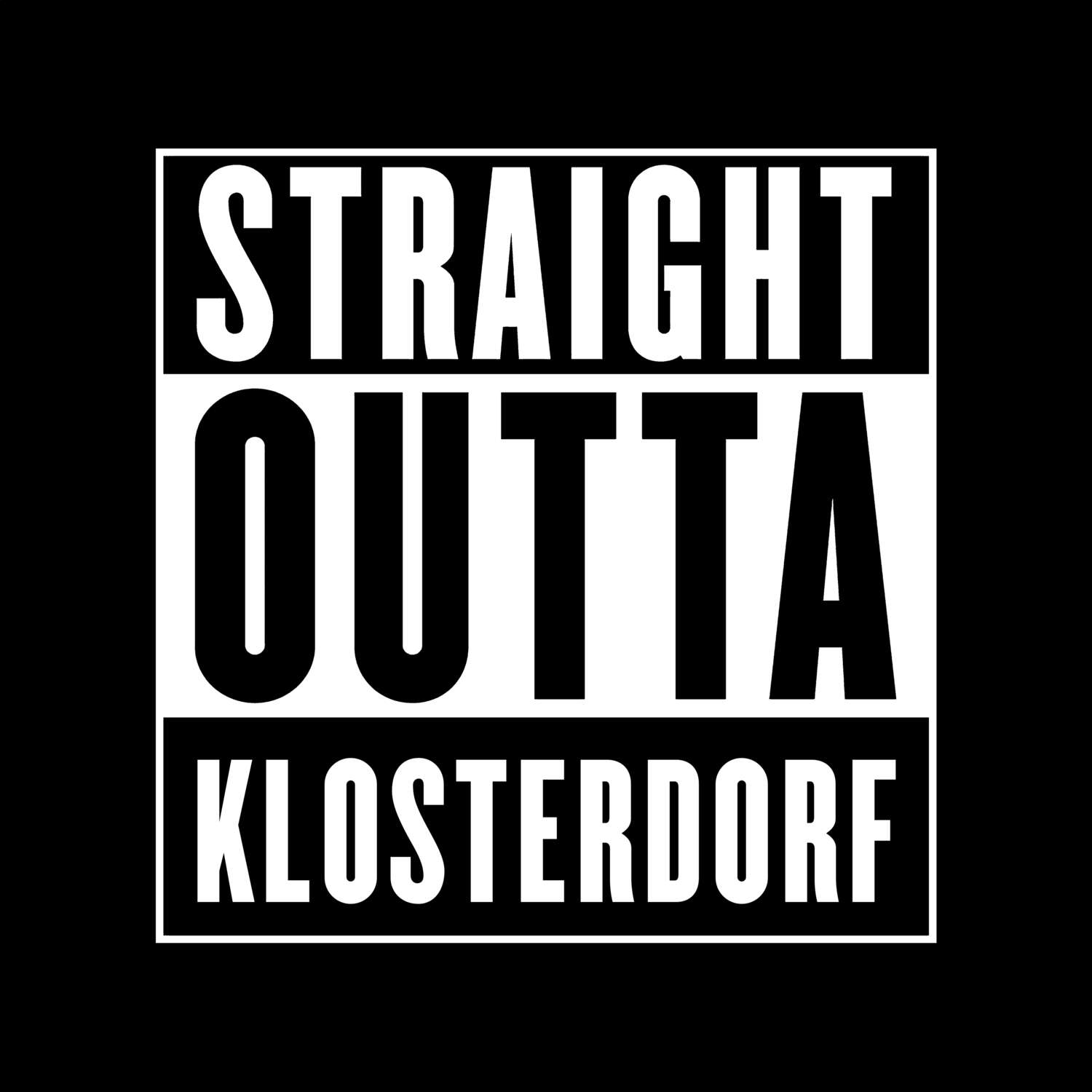Klosterdorf T-Shirt »Straight Outta«