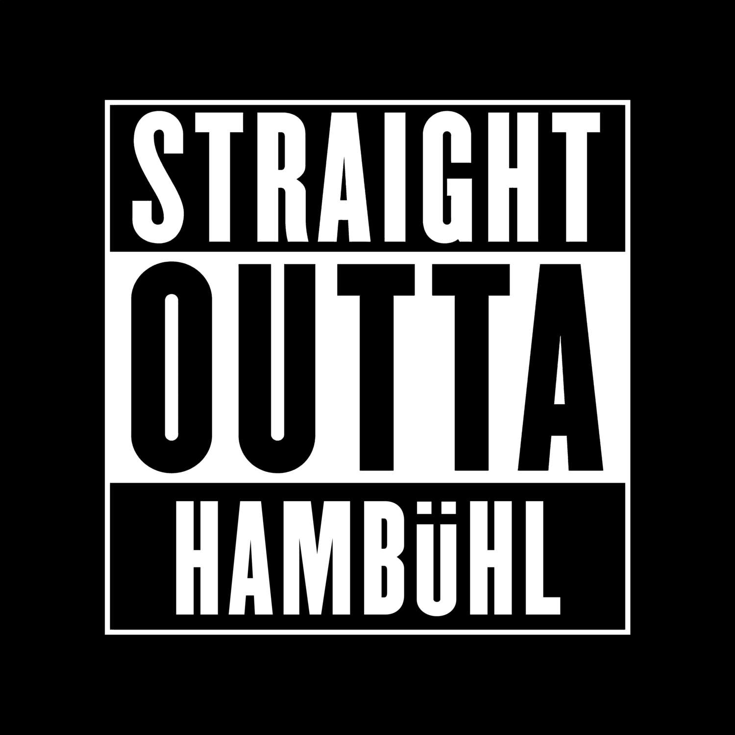 Hambühl T-Shirt »Straight Outta«