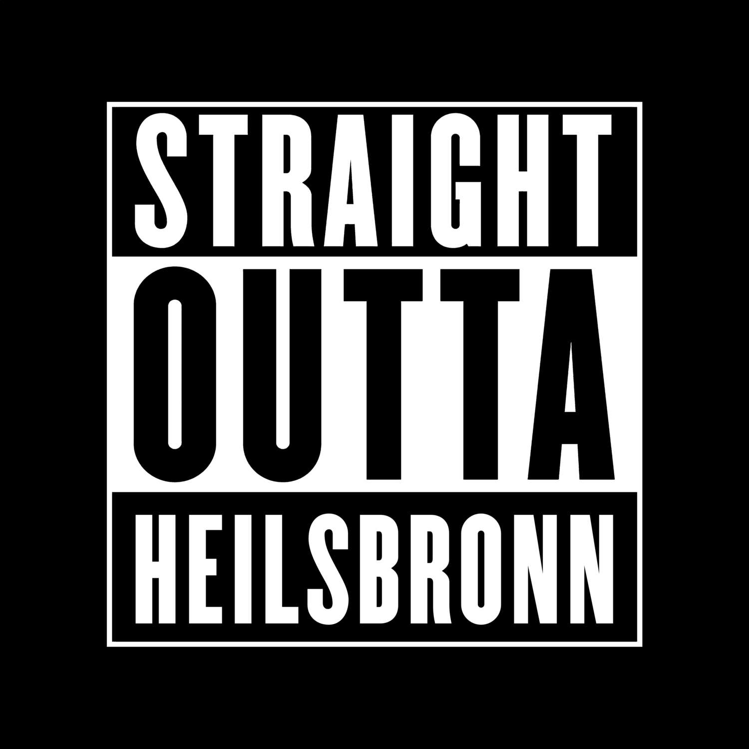 Heilsbronn T-Shirt »Straight Outta«