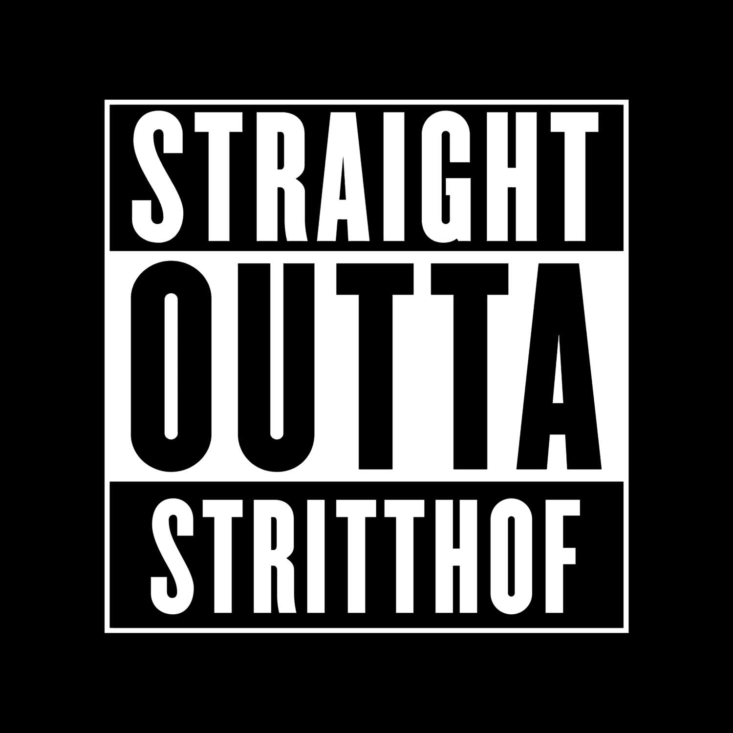 Stritthof T-Shirt »Straight Outta«