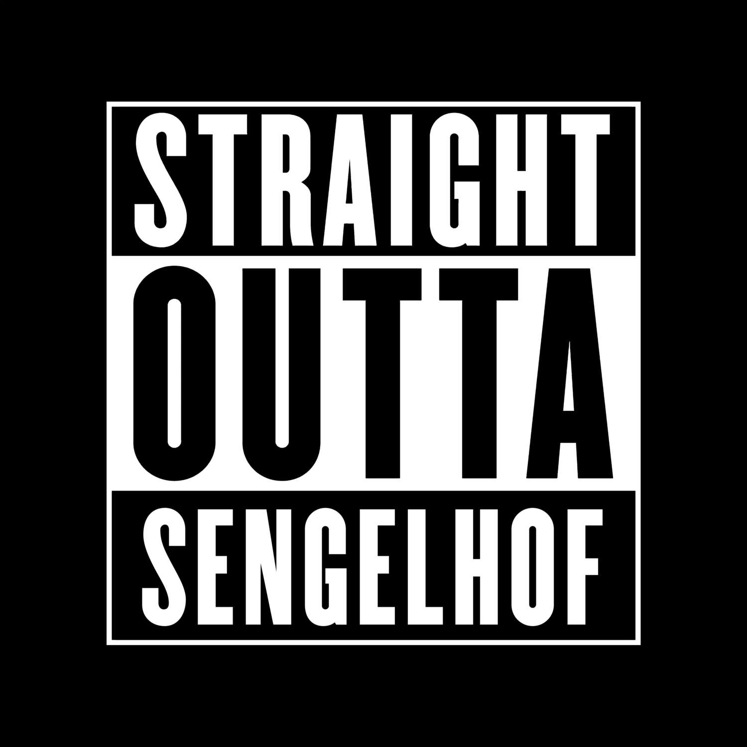 Sengelhof T-Shirt »Straight Outta«
