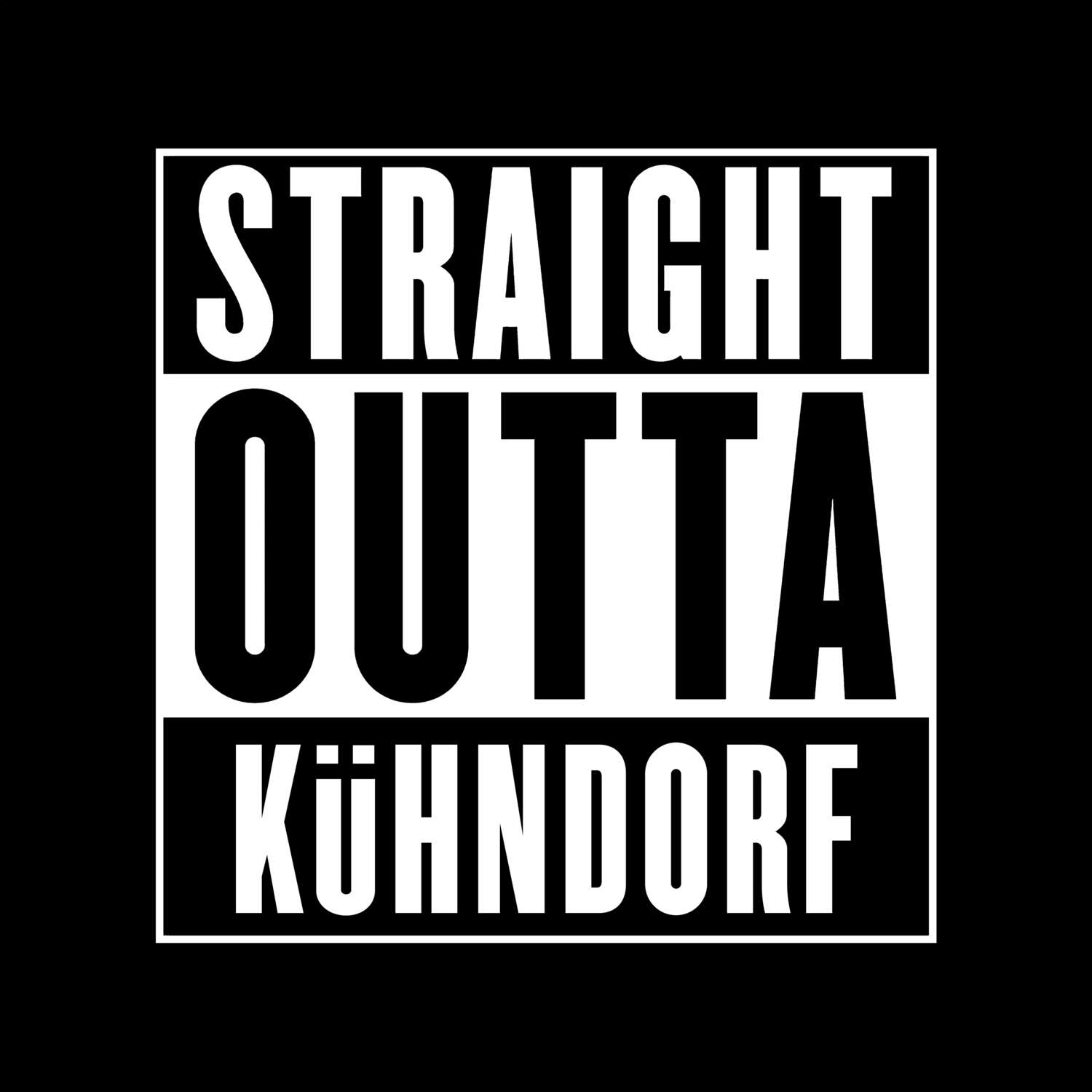 Kühndorf T-Shirt »Straight Outta«