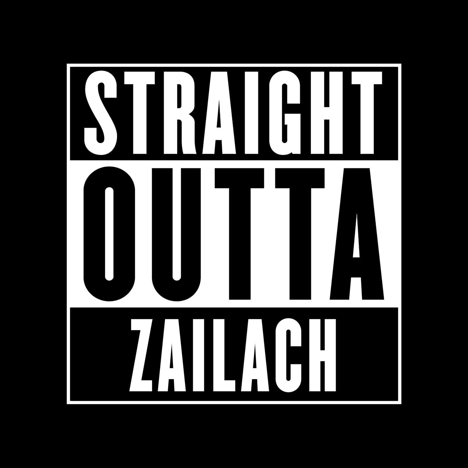 Zailach T-Shirt »Straight Outta«