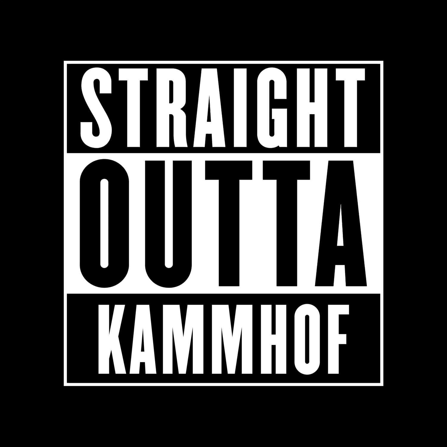 Kammhof T-Shirt »Straight Outta«