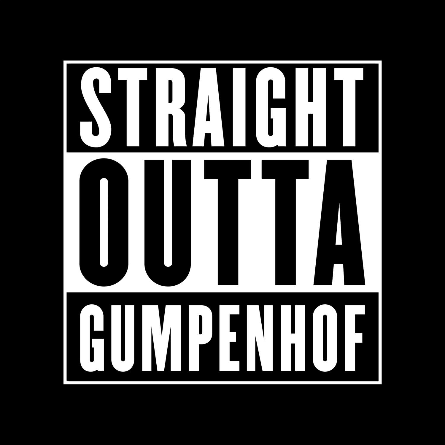 Gumpenhof T-Shirt »Straight Outta«