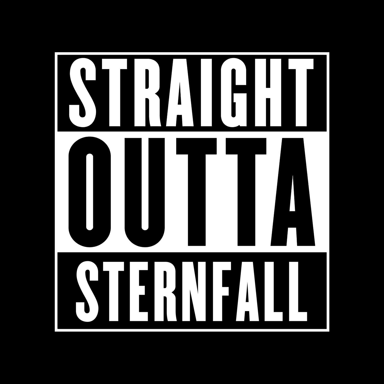 Sternfall T-Shirt »Straight Outta«