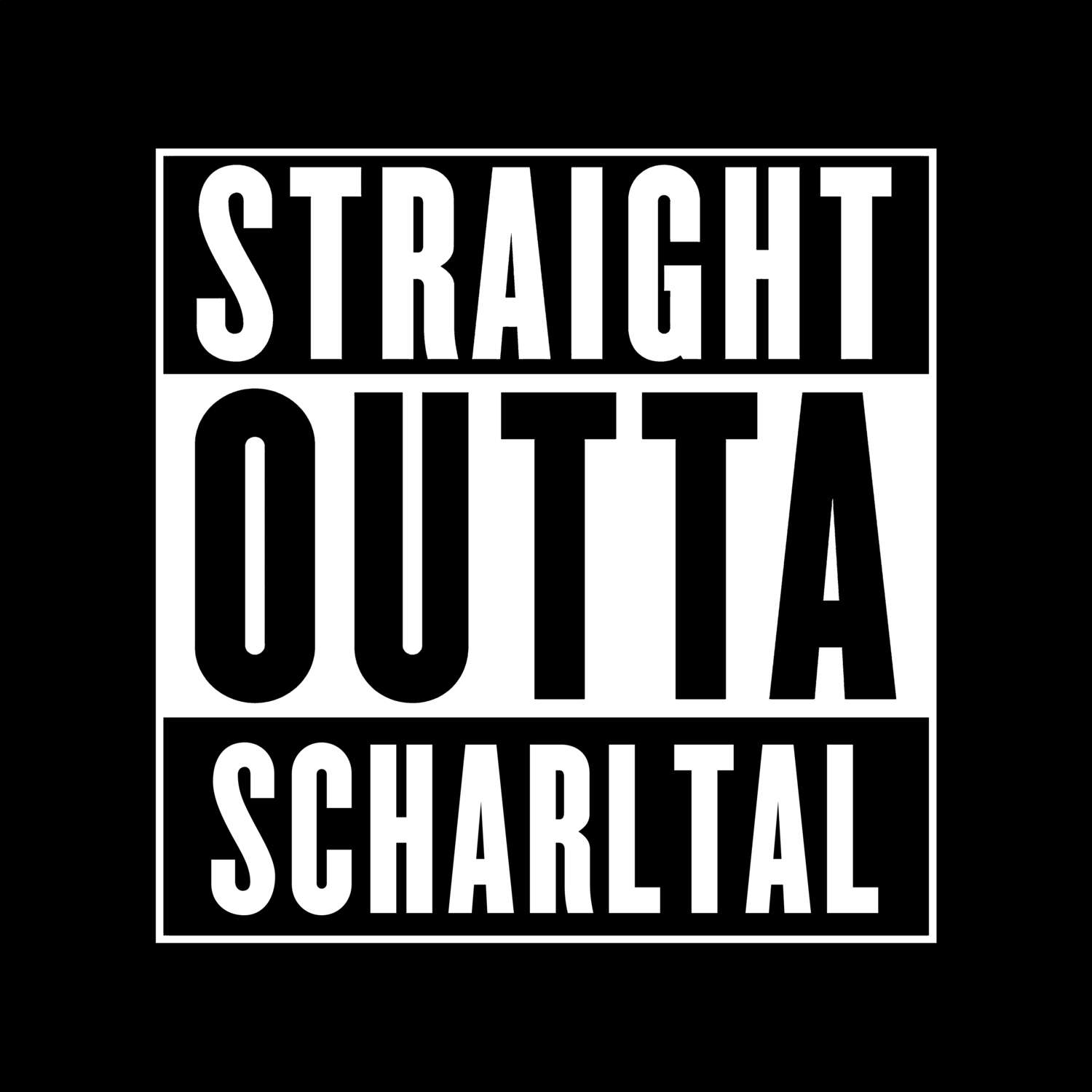 Scharltal T-Shirt »Straight Outta«