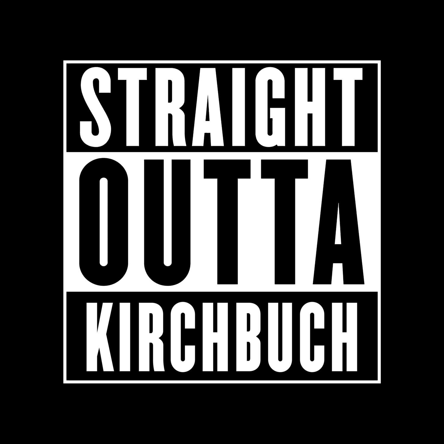 Kirchbuch T-Shirt »Straight Outta«