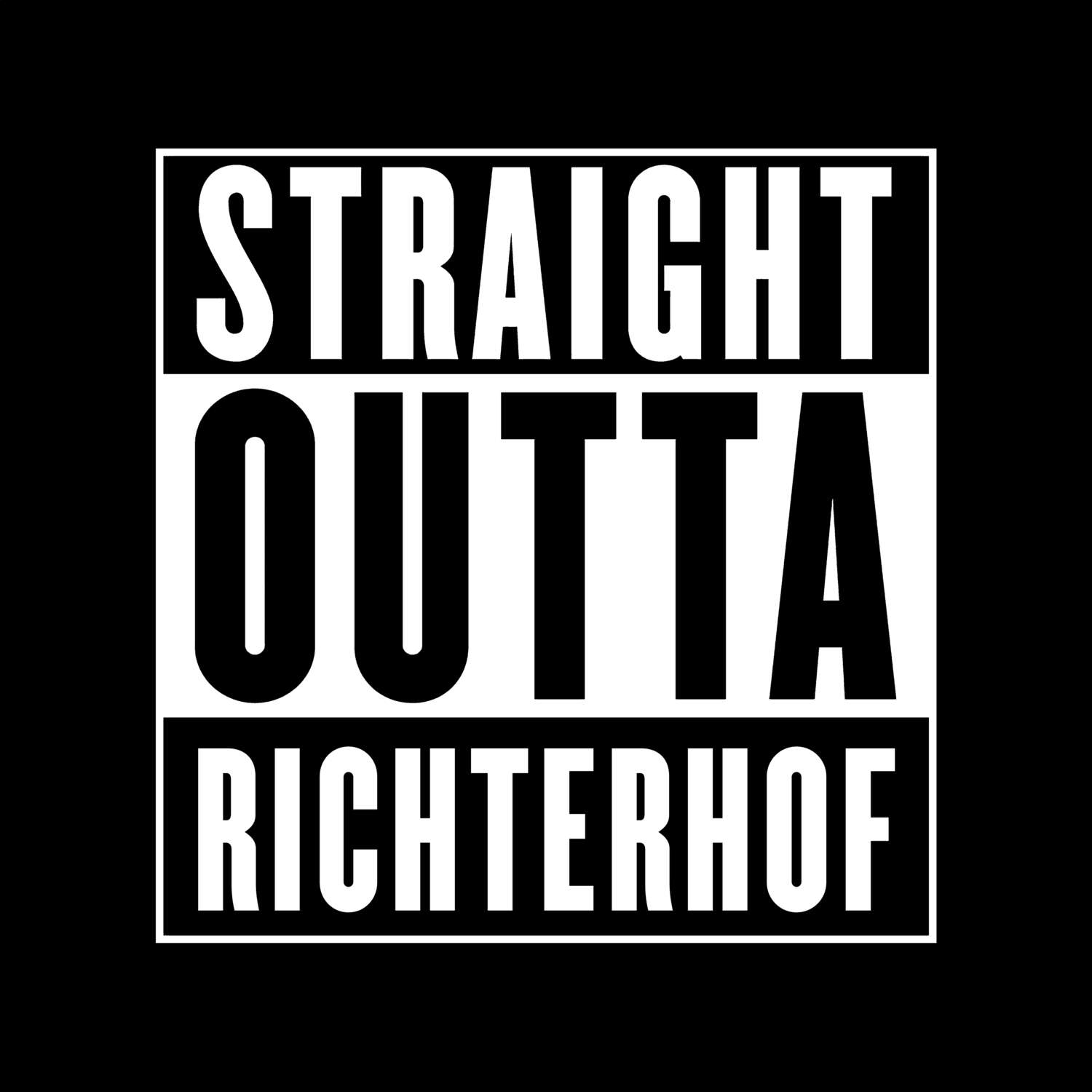 Richterhof T-Shirt »Straight Outta«