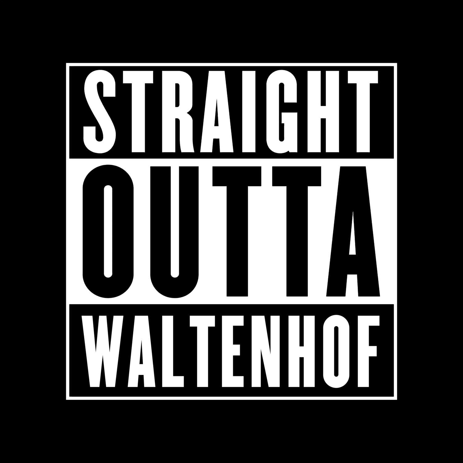 Waltenhof T-Shirt »Straight Outta«
