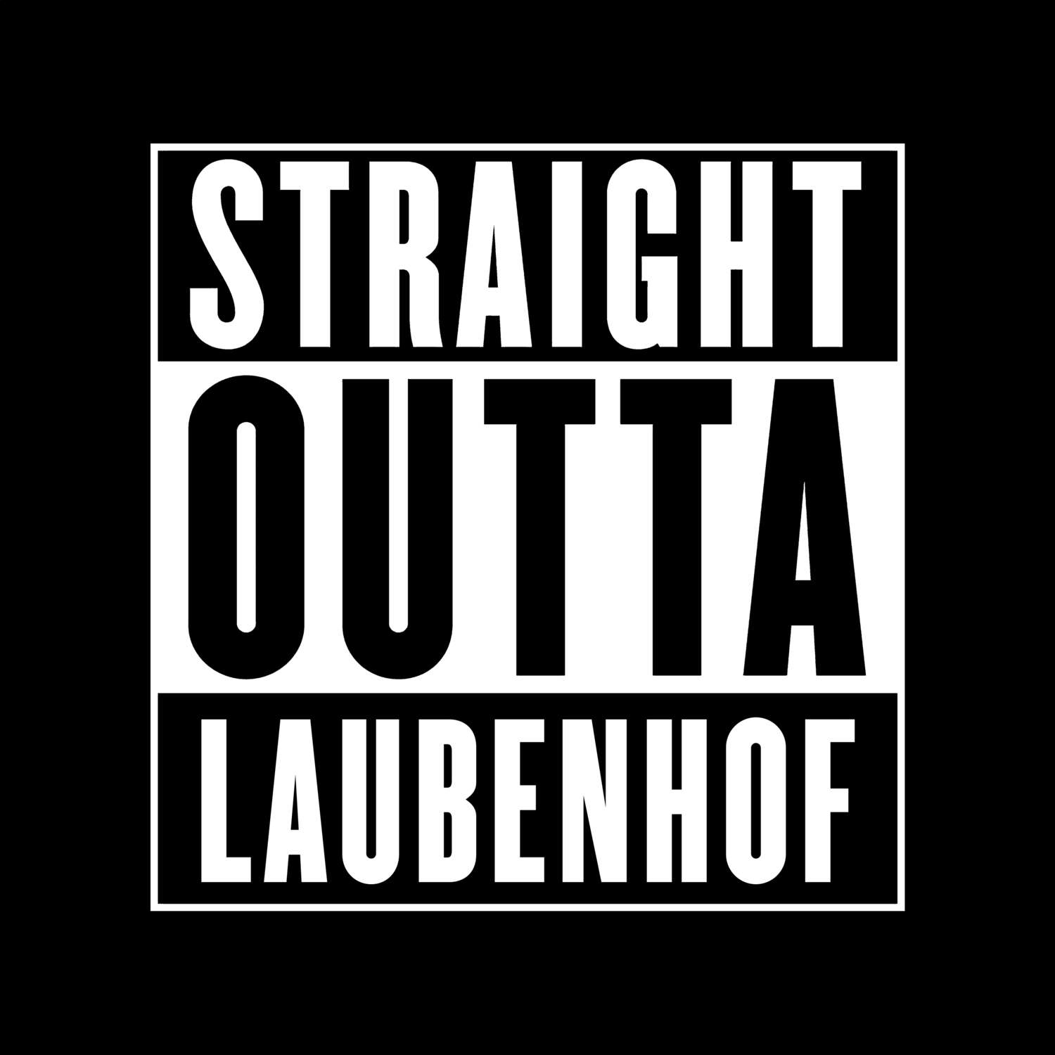 Laubenhof T-Shirt »Straight Outta«