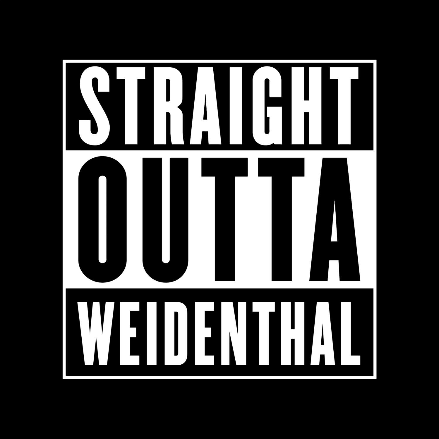 Weidenthal T-Shirt »Straight Outta«