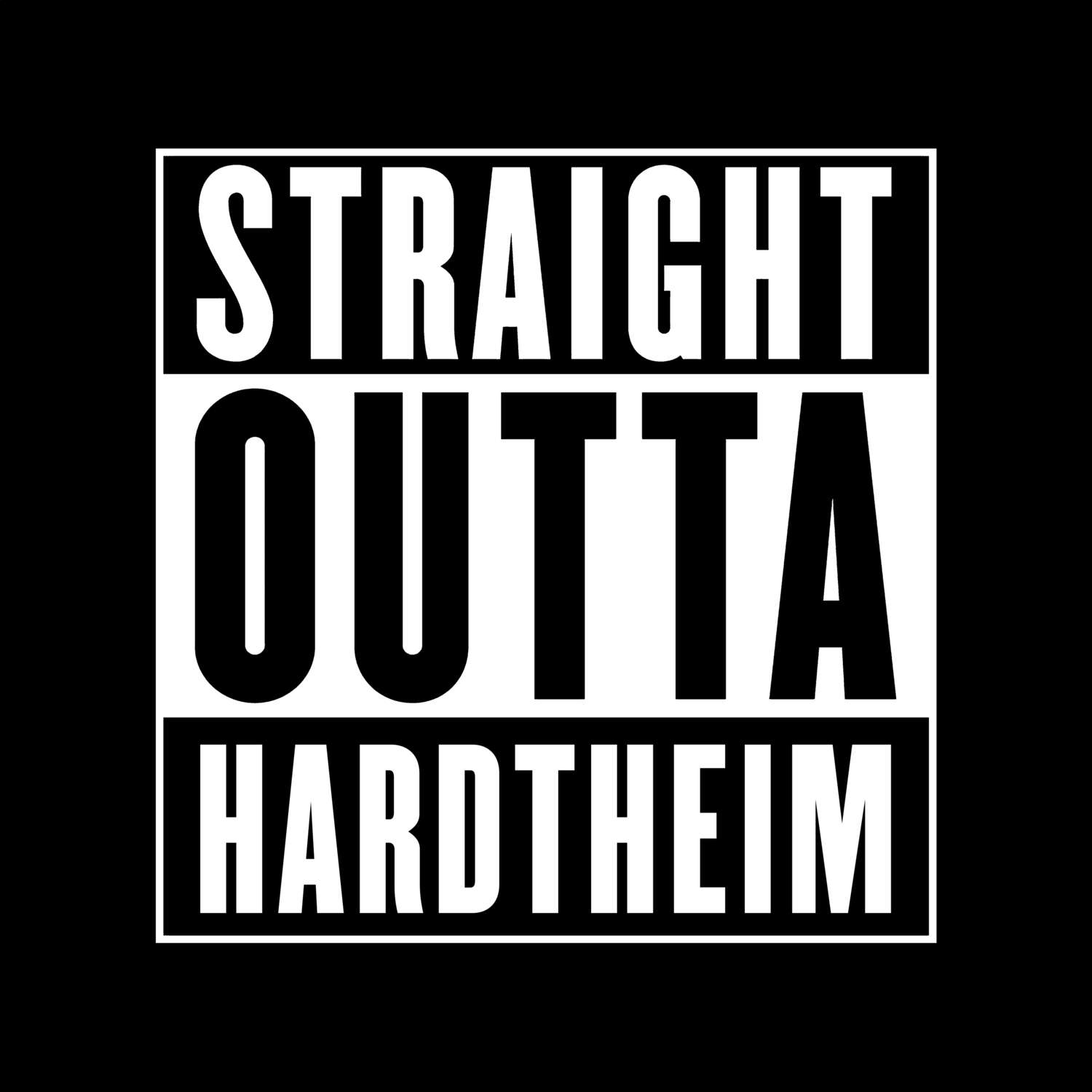Hardtheim T-Shirt »Straight Outta«