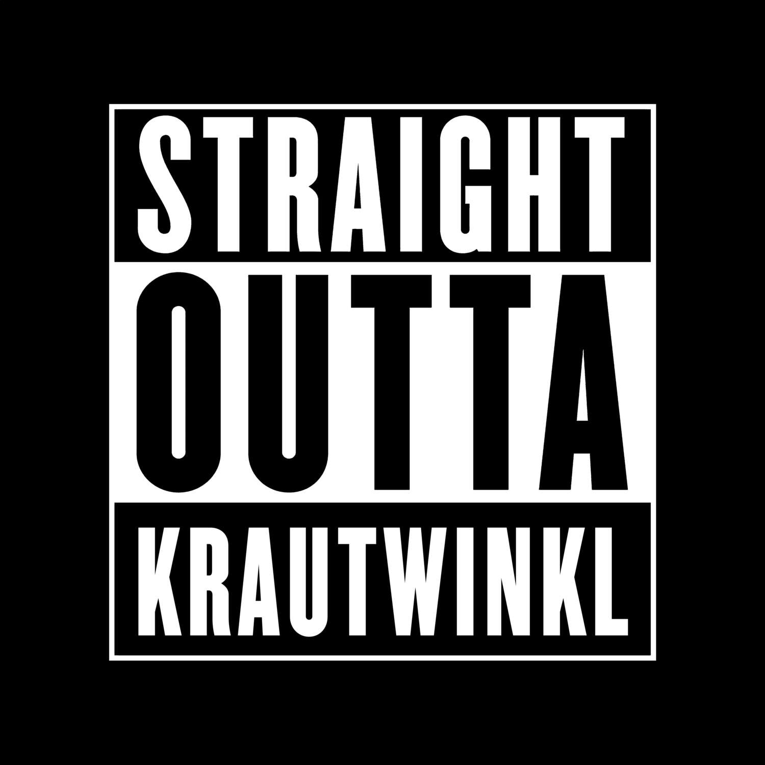 Krautwinkl T-Shirt »Straight Outta«