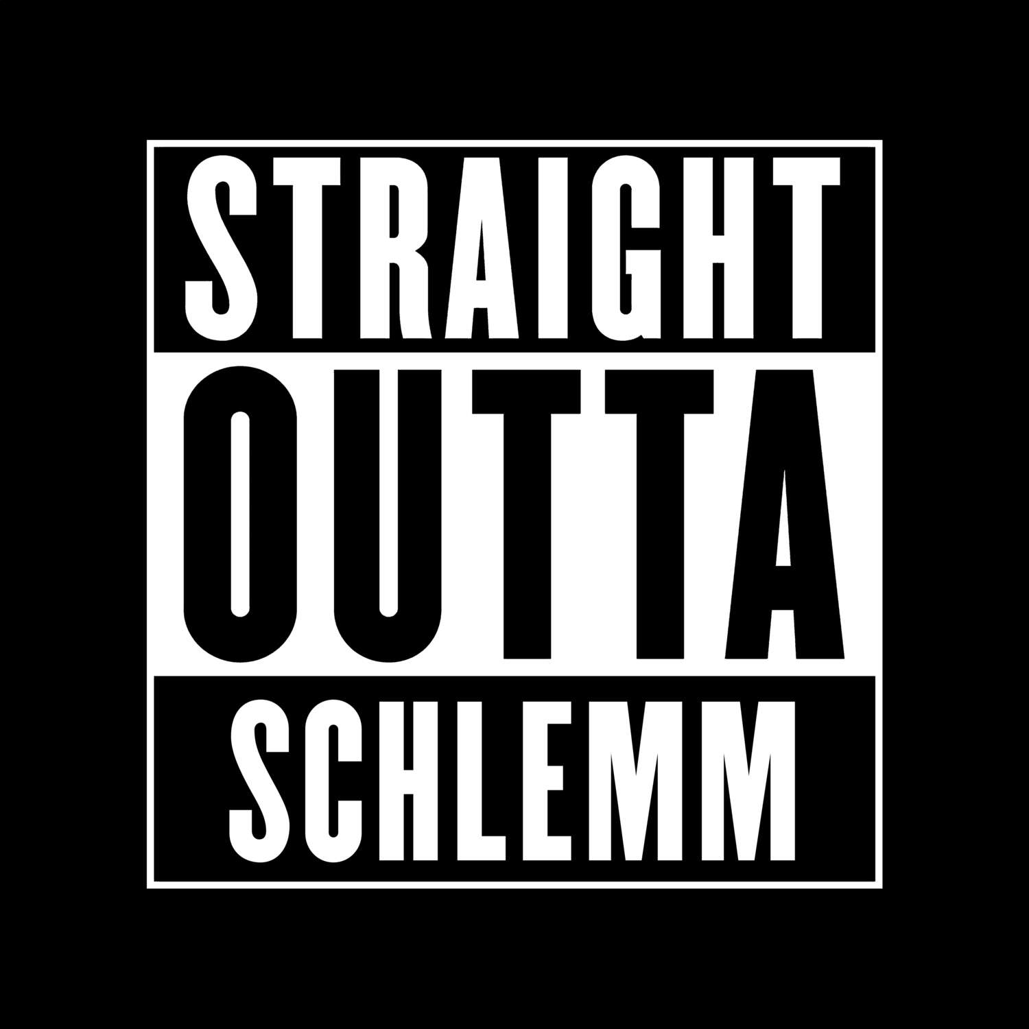 Schlemm T-Shirt »Straight Outta«