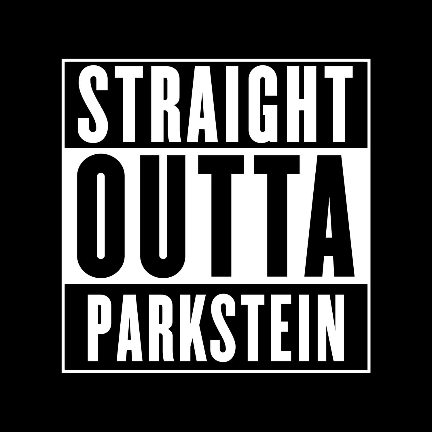 Parkstein T-Shirt »Straight Outta«