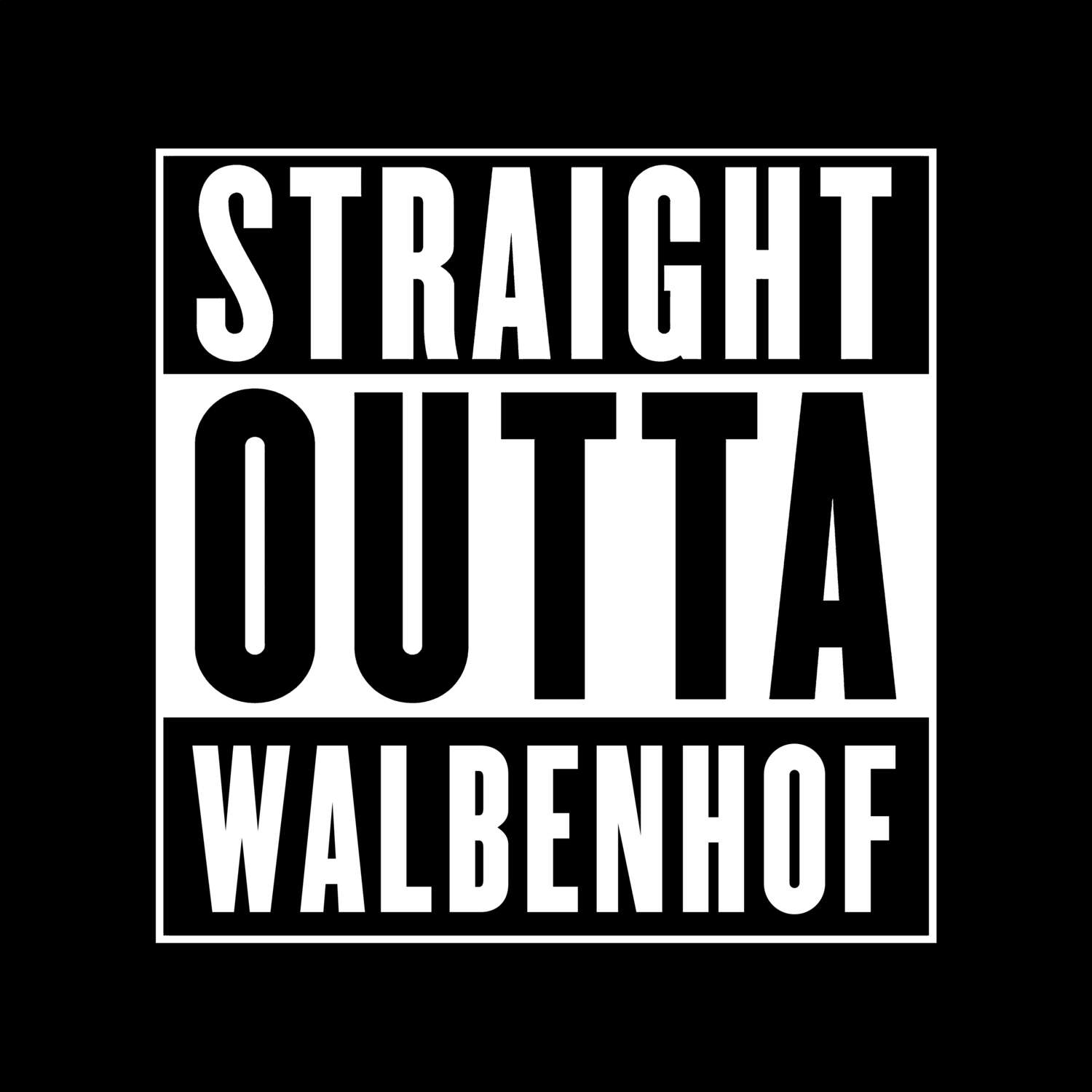Walbenhof T-Shirt »Straight Outta«
