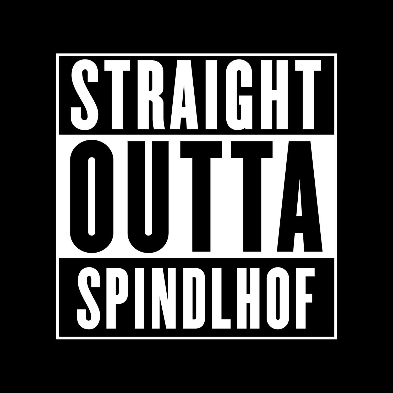 Spindlhof T-Shirt »Straight Outta«