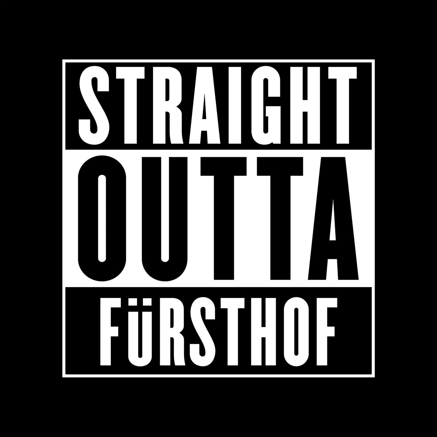 Fürsthof T-Shirt »Straight Outta«