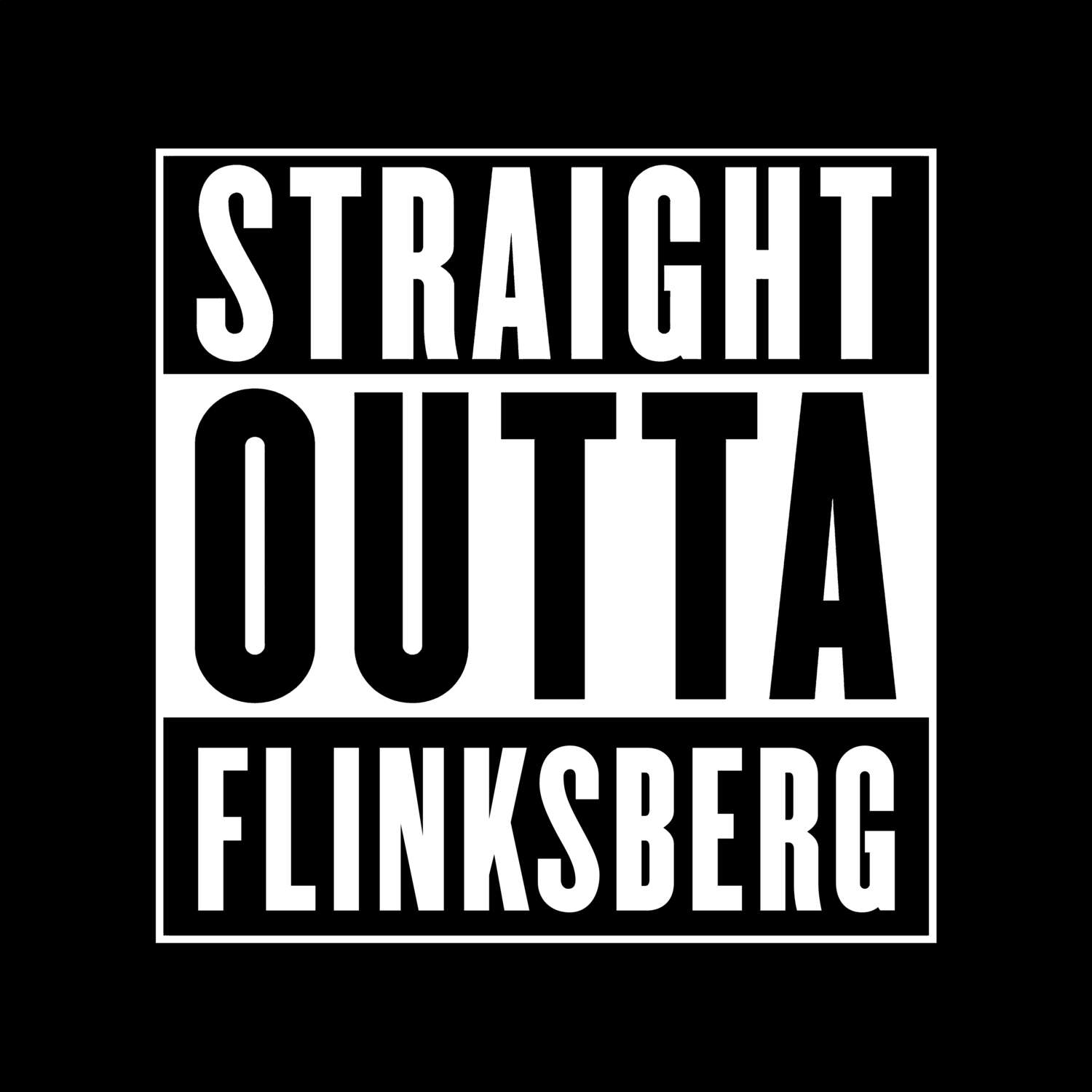 Flinksberg T-Shirt »Straight Outta«