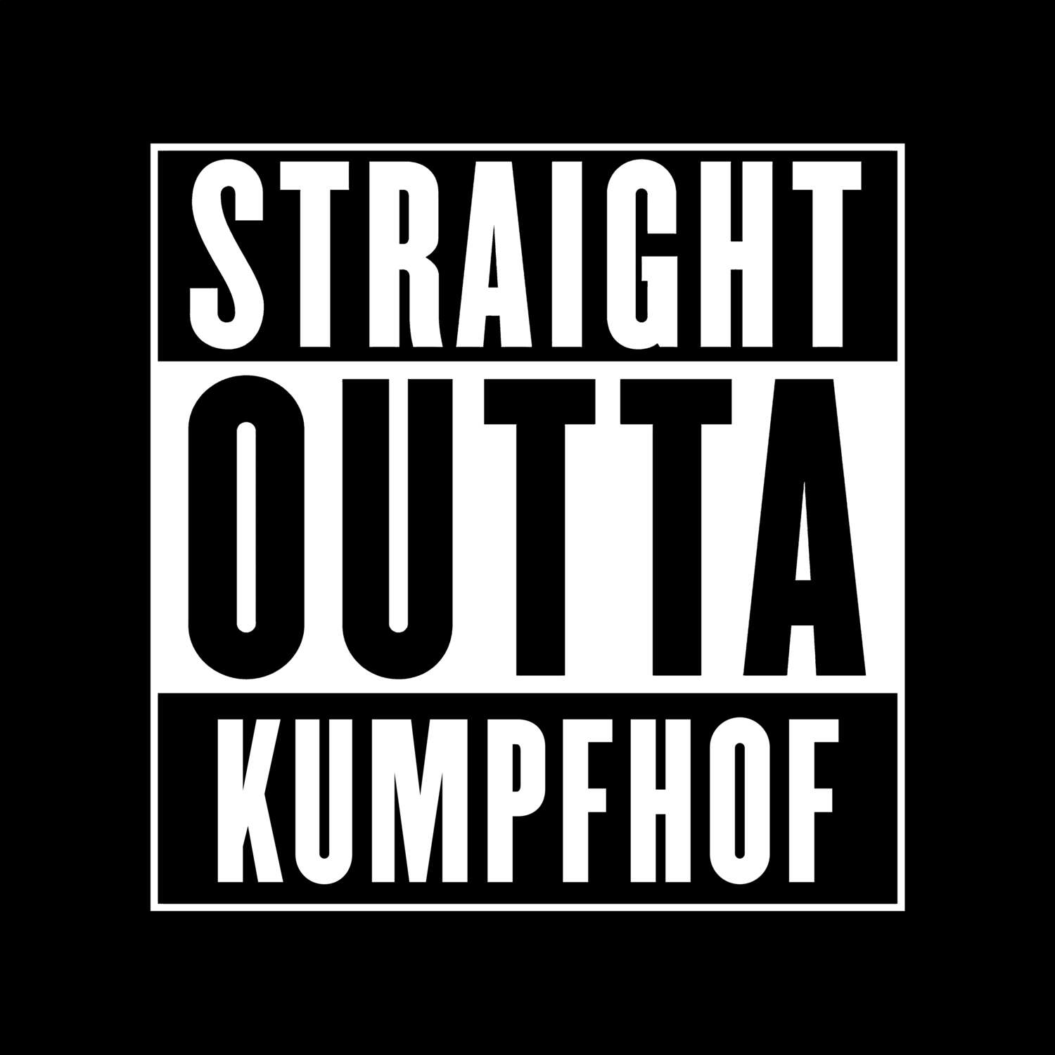 Kumpfhof T-Shirt »Straight Outta«