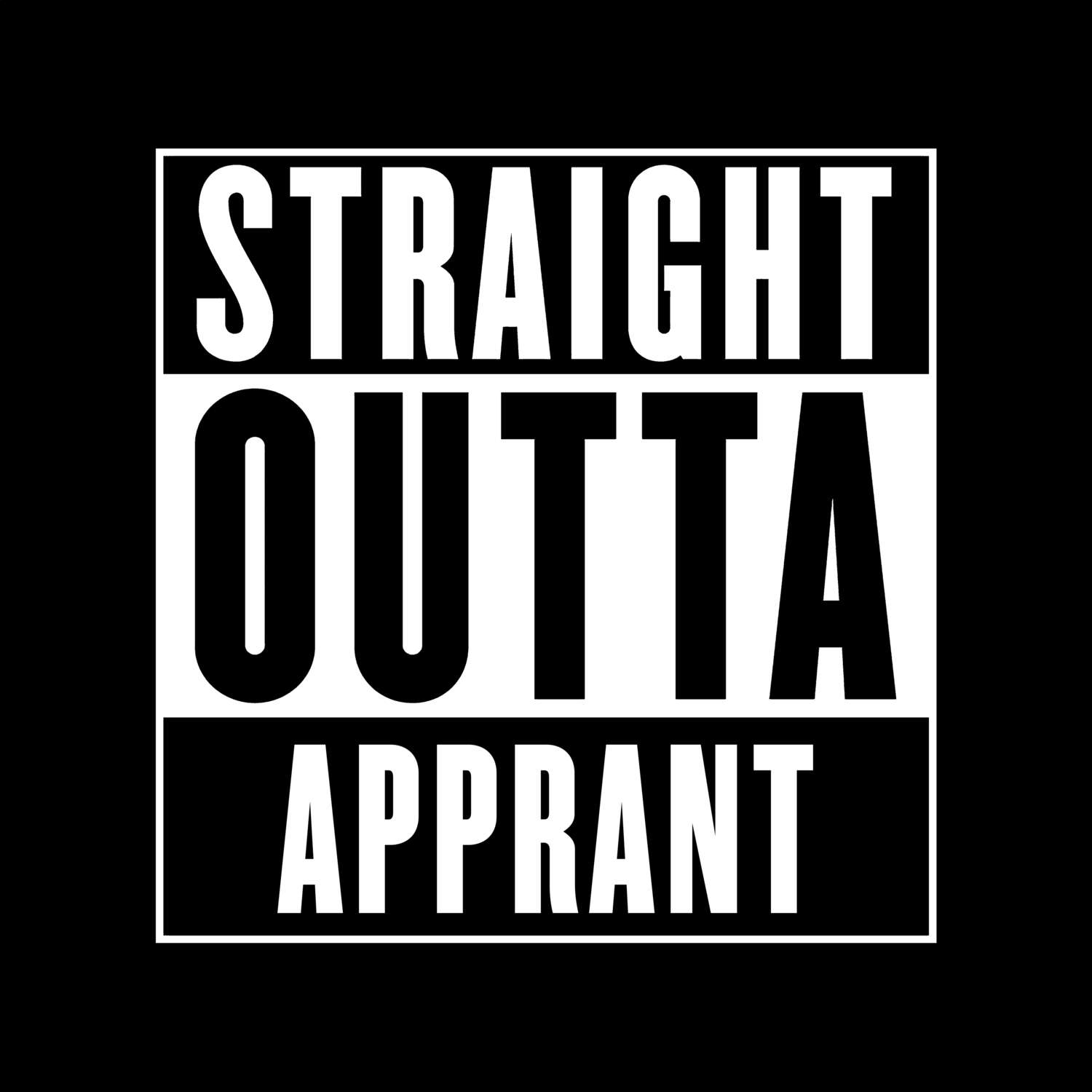 Apprant T-Shirt »Straight Outta«