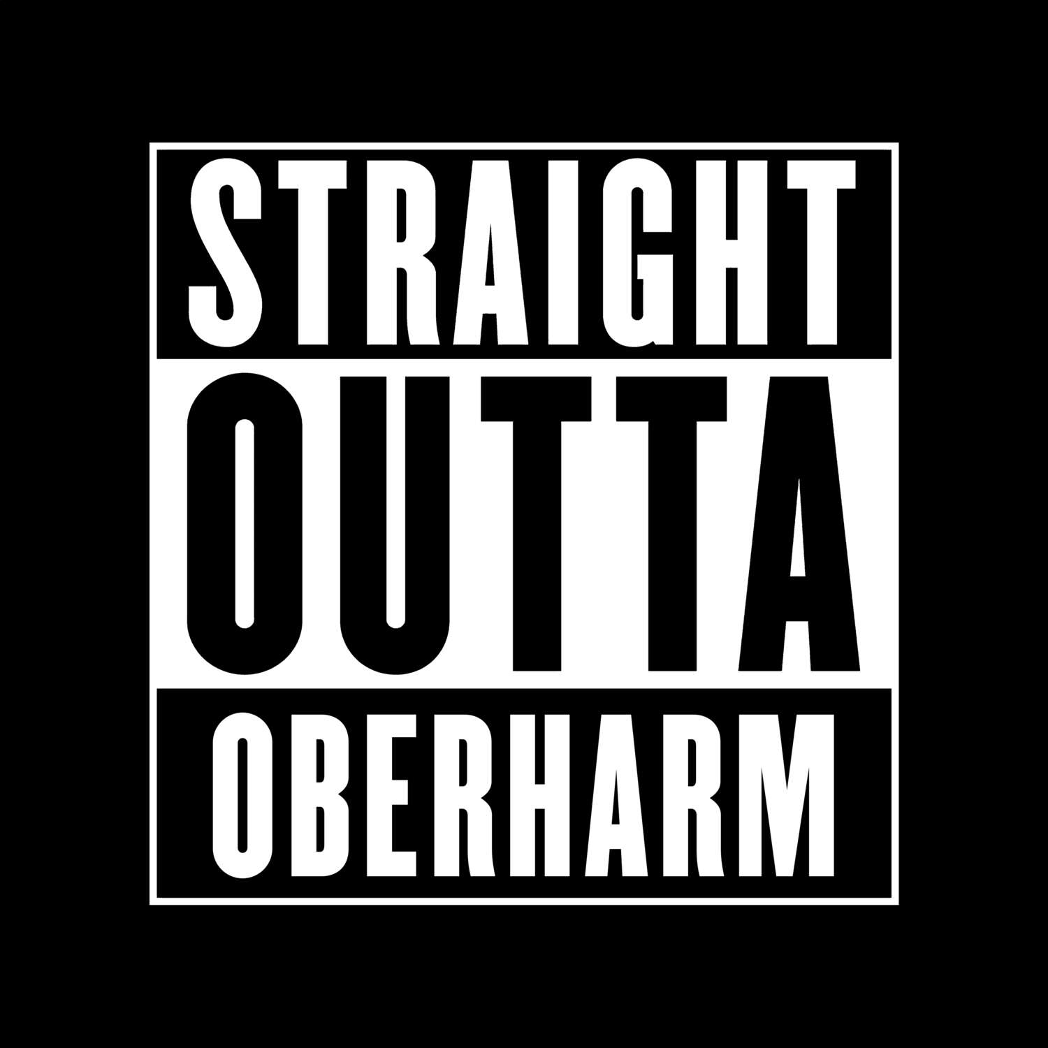 Oberharm T-Shirt »Straight Outta«