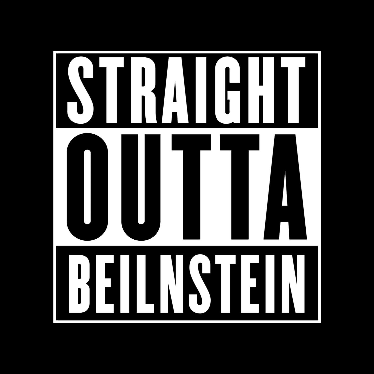 Beilnstein T-Shirt »Straight Outta«