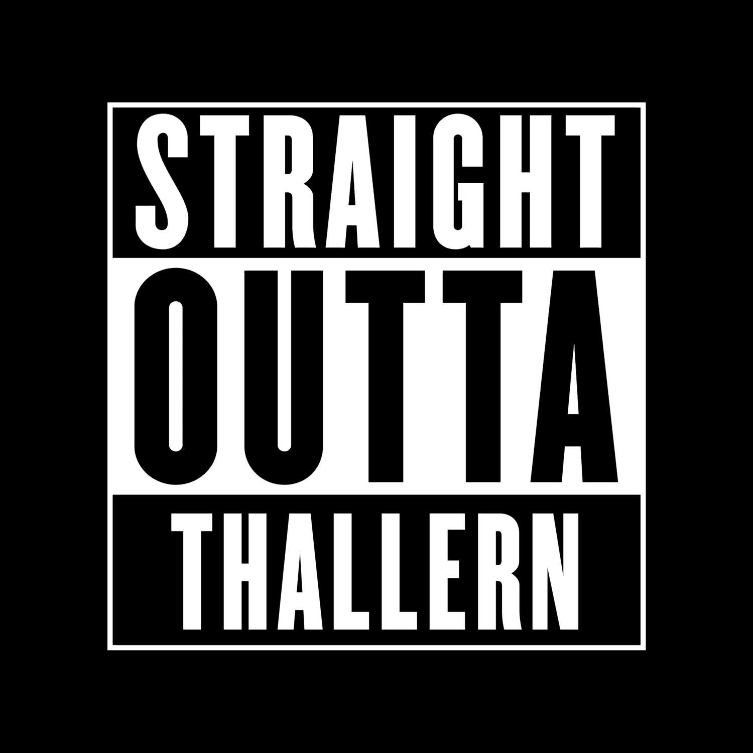 Thallern T-Shirt »Straight Outta«