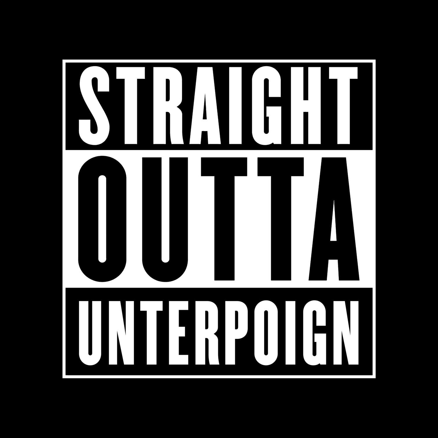 Unterpoign T-Shirt »Straight Outta«