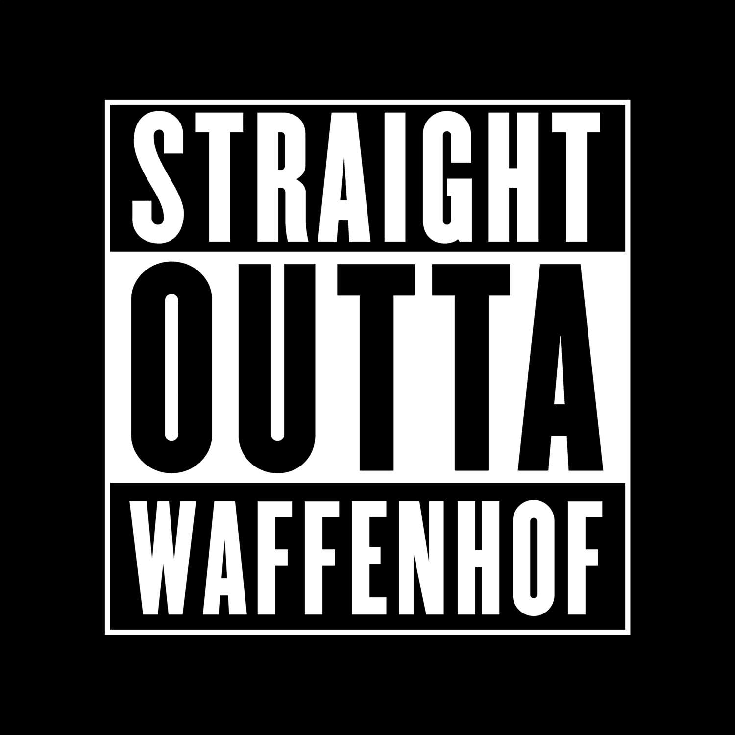 Waffenhof T-Shirt »Straight Outta«
