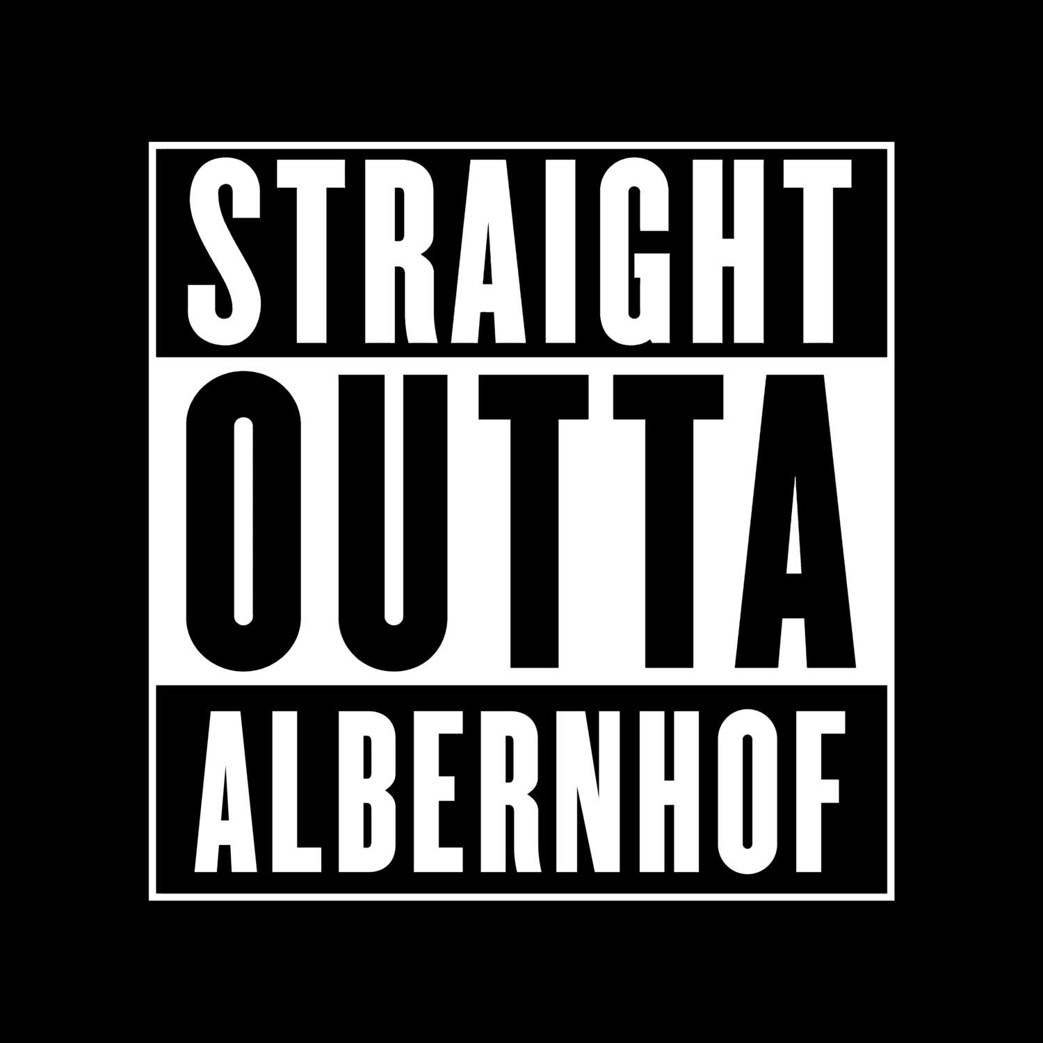 Albernhof T-Shirt »Straight Outta«