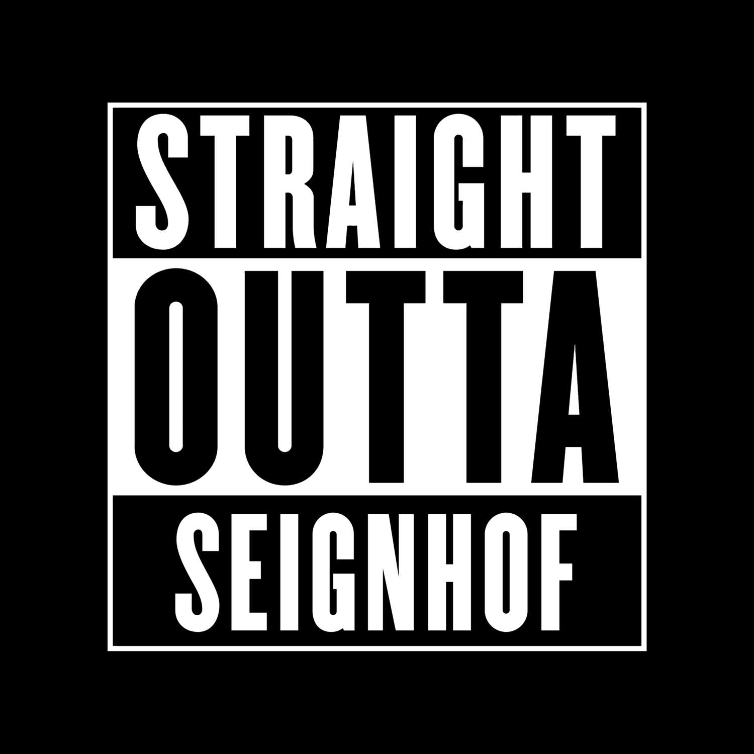 Seignhof T-Shirt »Straight Outta«