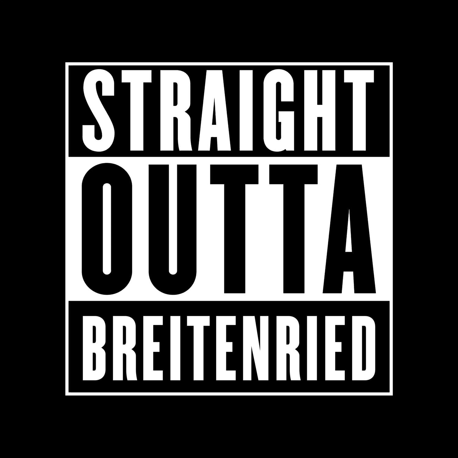 Breitenried T-Shirt »Straight Outta«