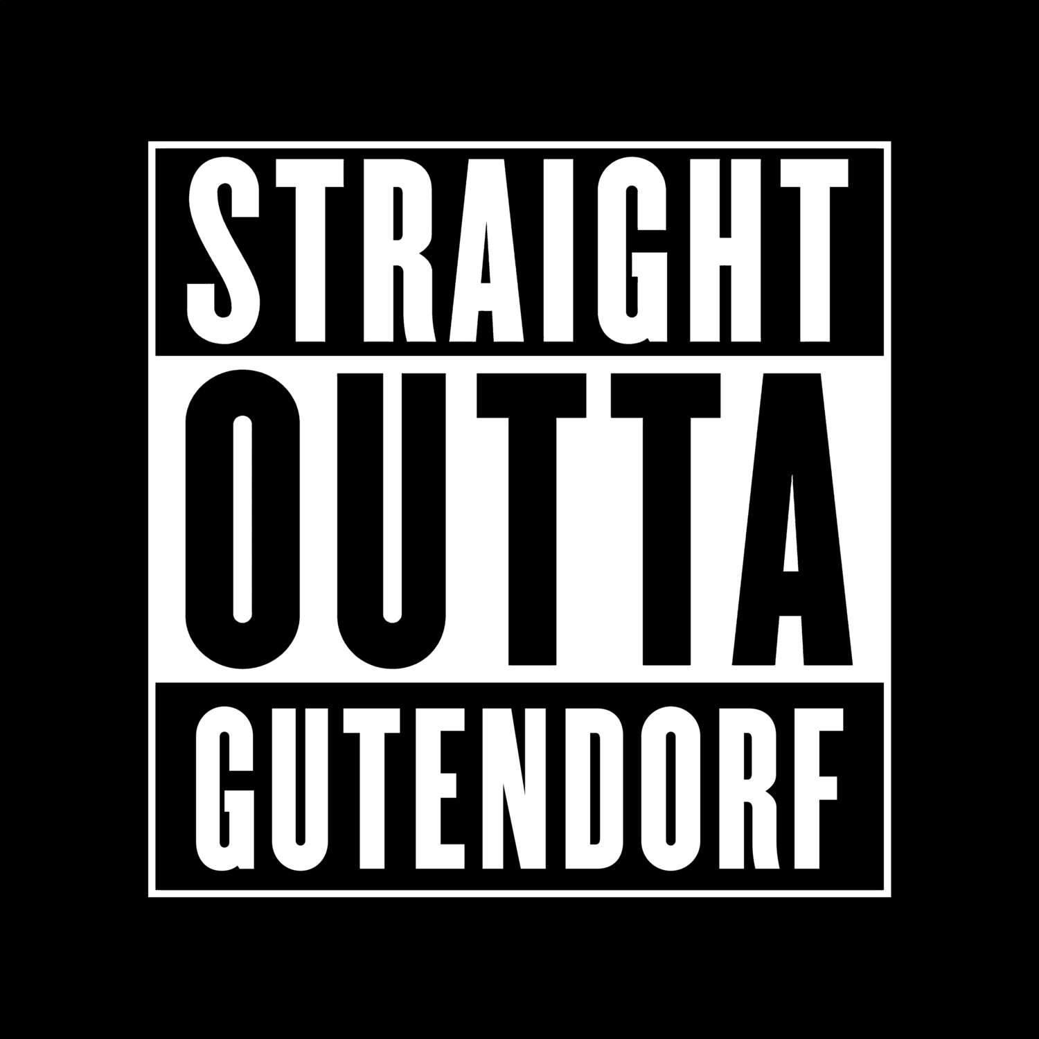 Gutendorf T-Shirt »Straight Outta«