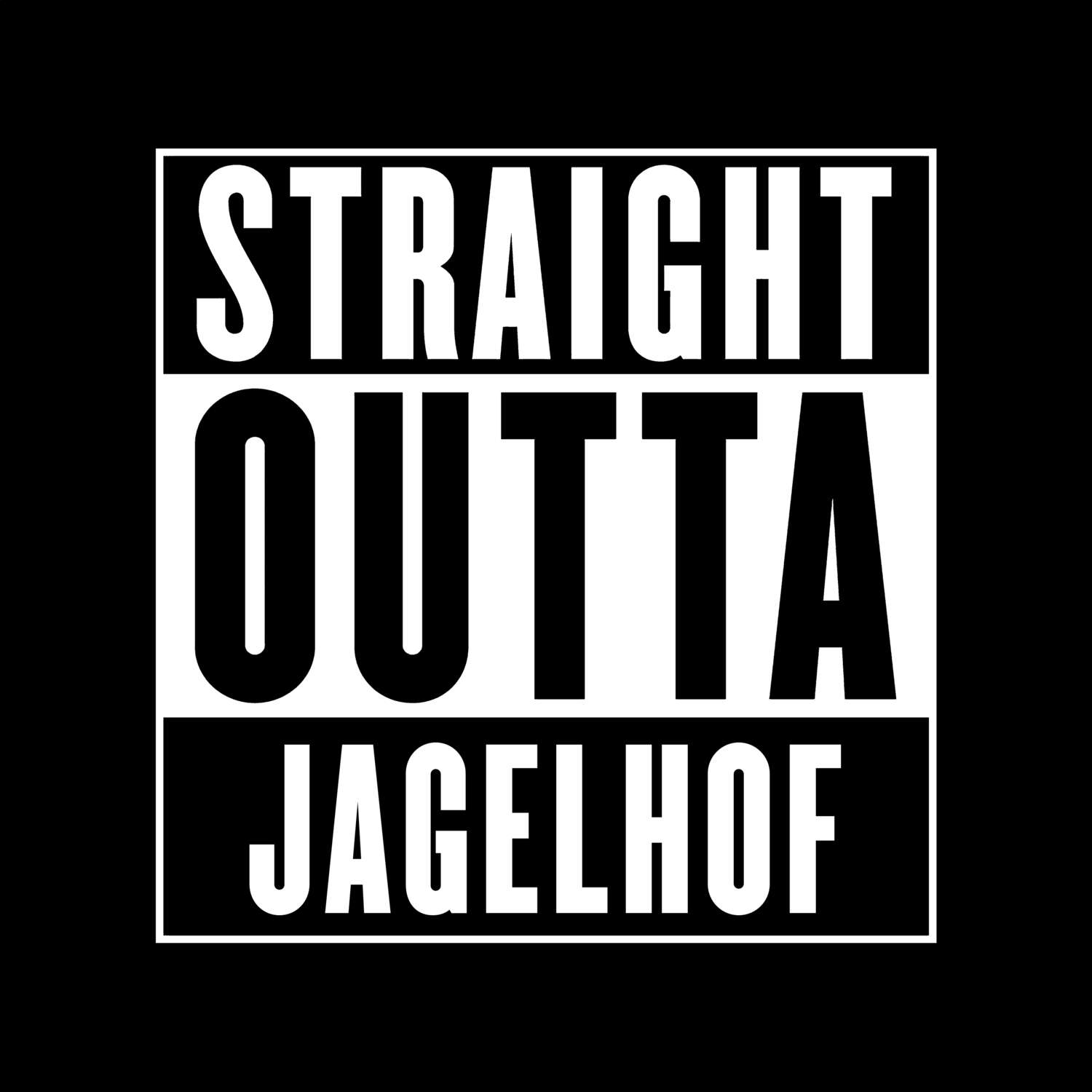Jagelhof T-Shirt »Straight Outta«