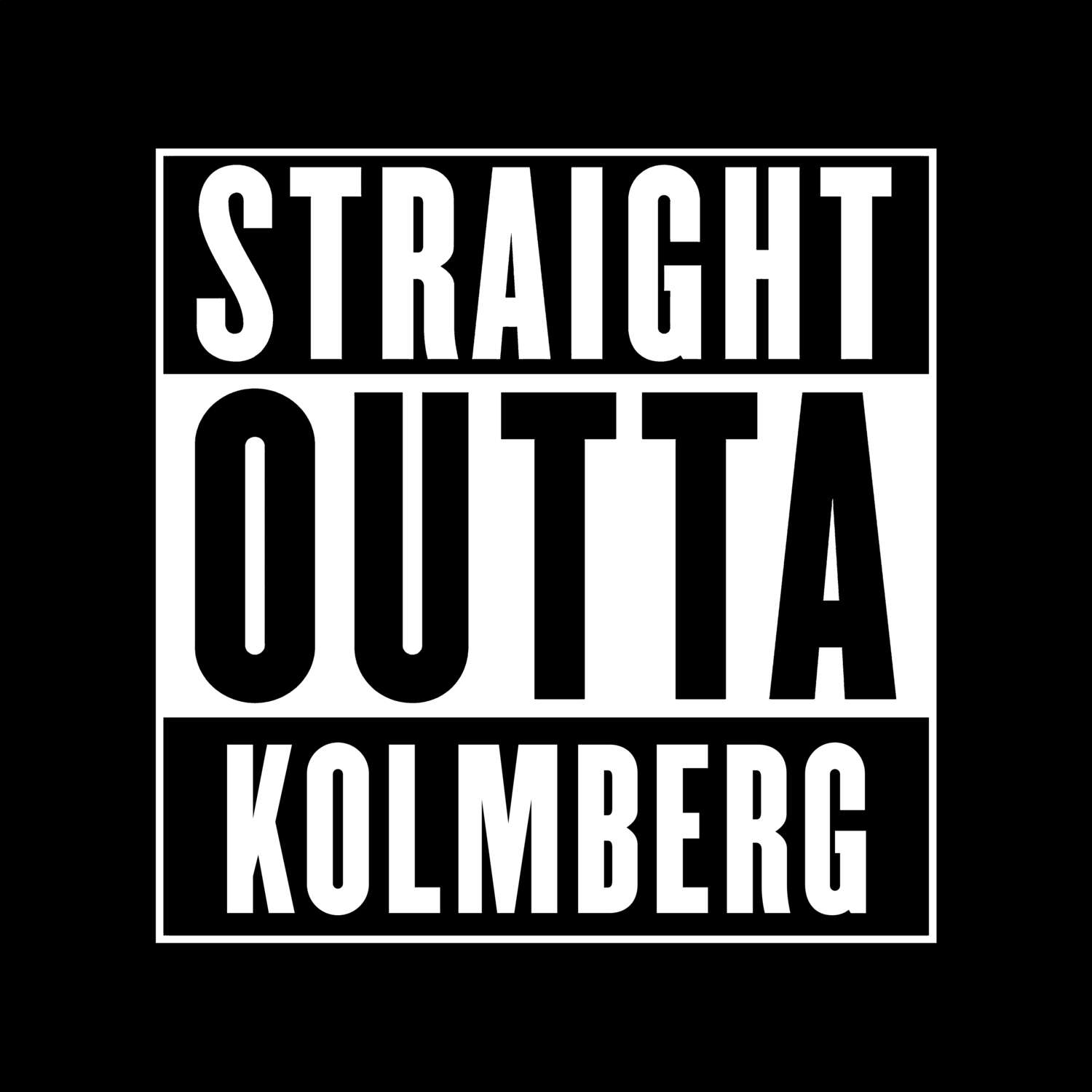 Kolmberg T-Shirt »Straight Outta«