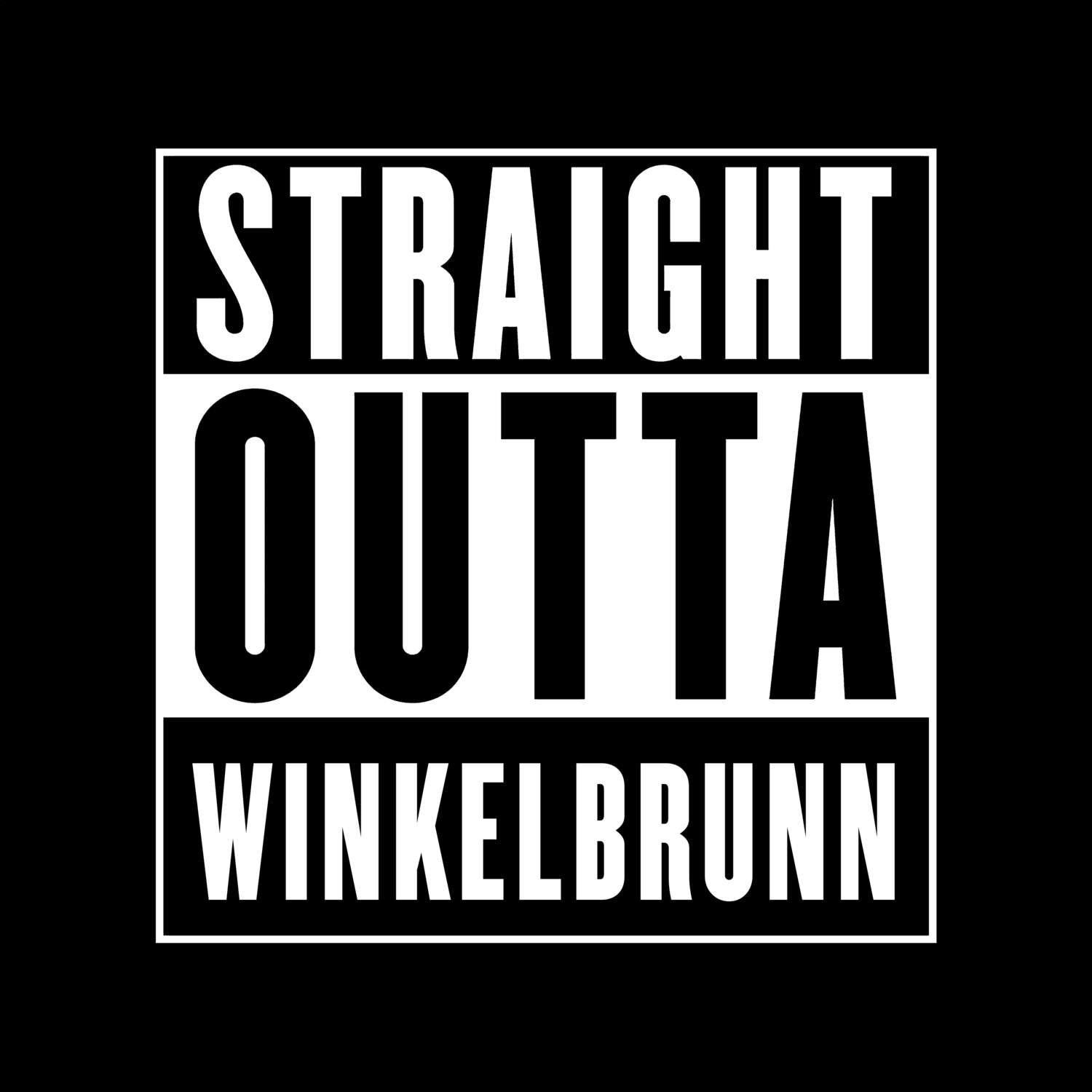 Winkelbrunn T-Shirt »Straight Outta«