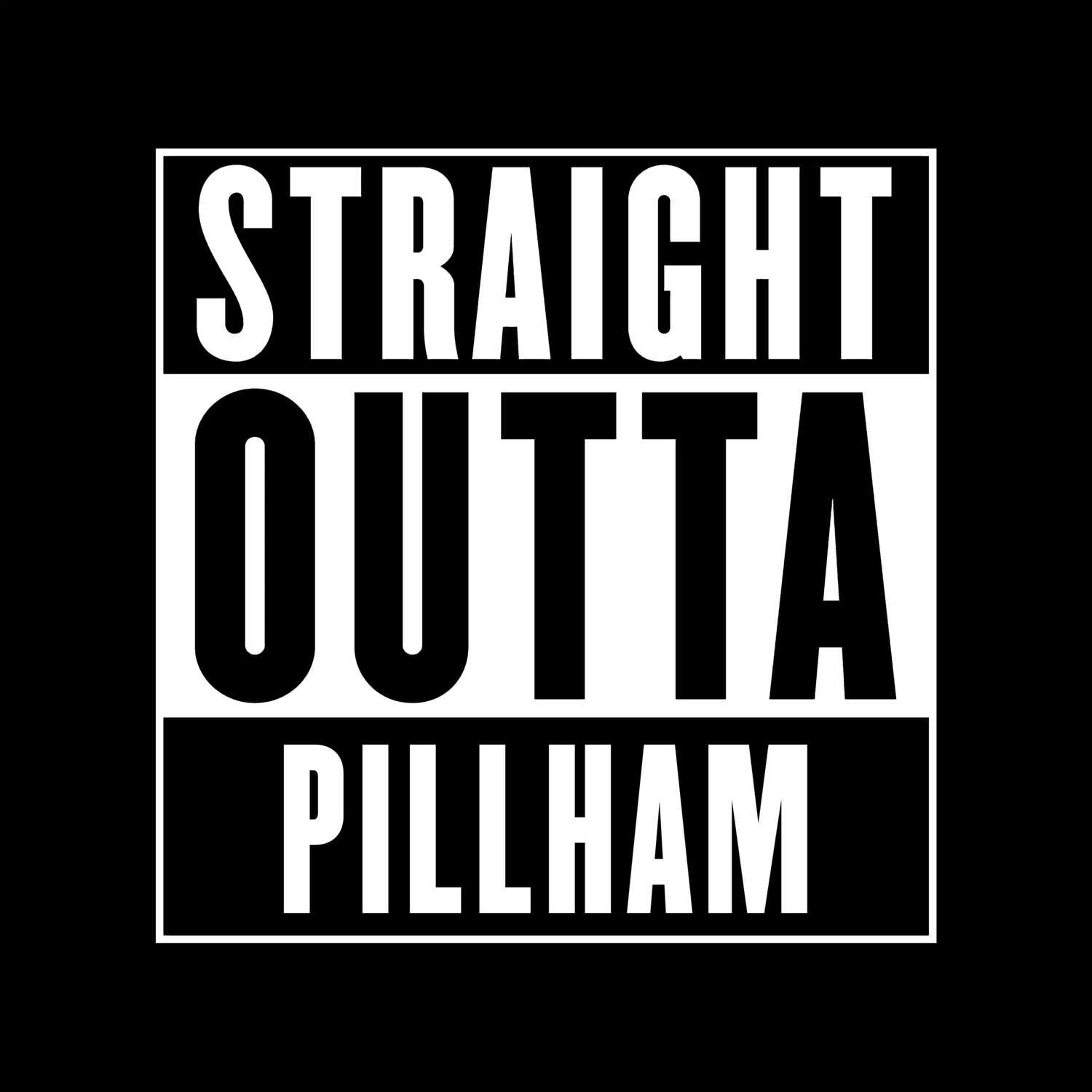 Pillham T-Shirt »Straight Outta«