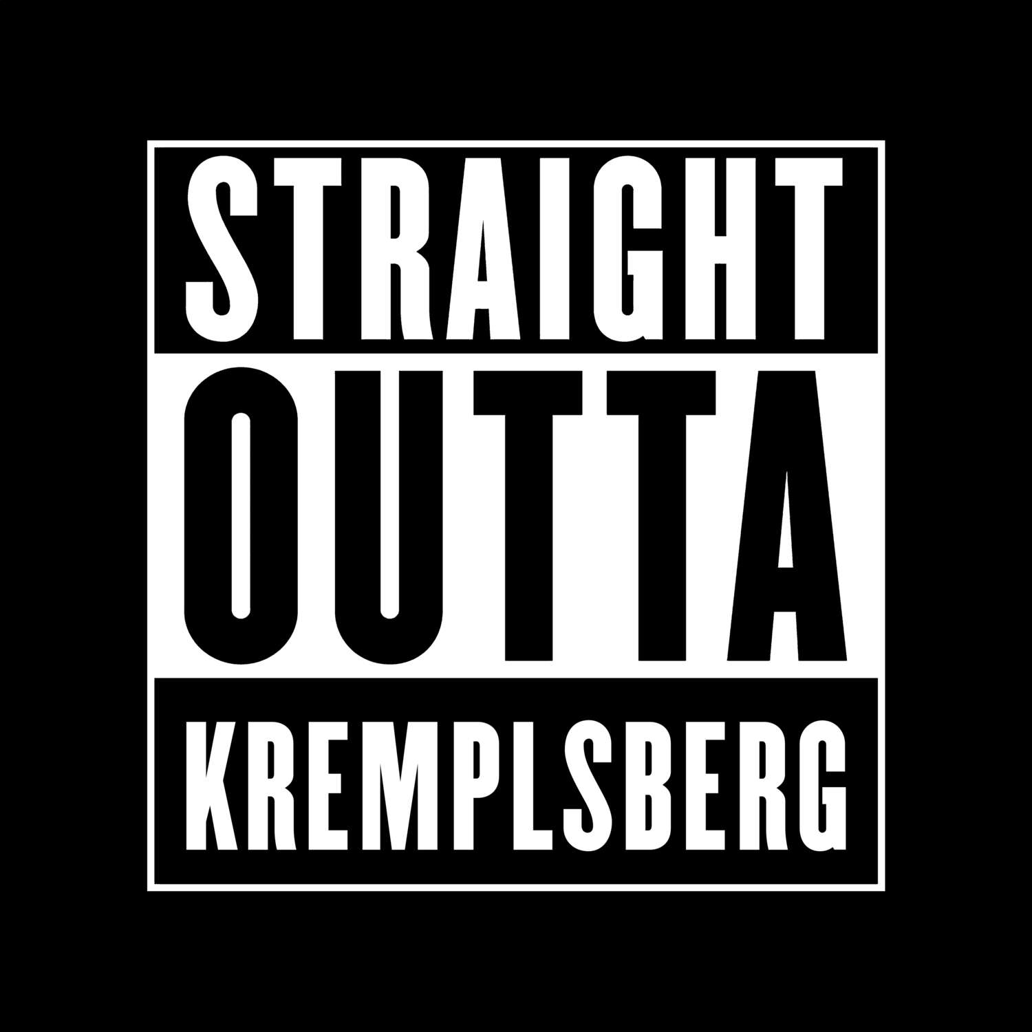 Kremplsberg T-Shirt »Straight Outta«