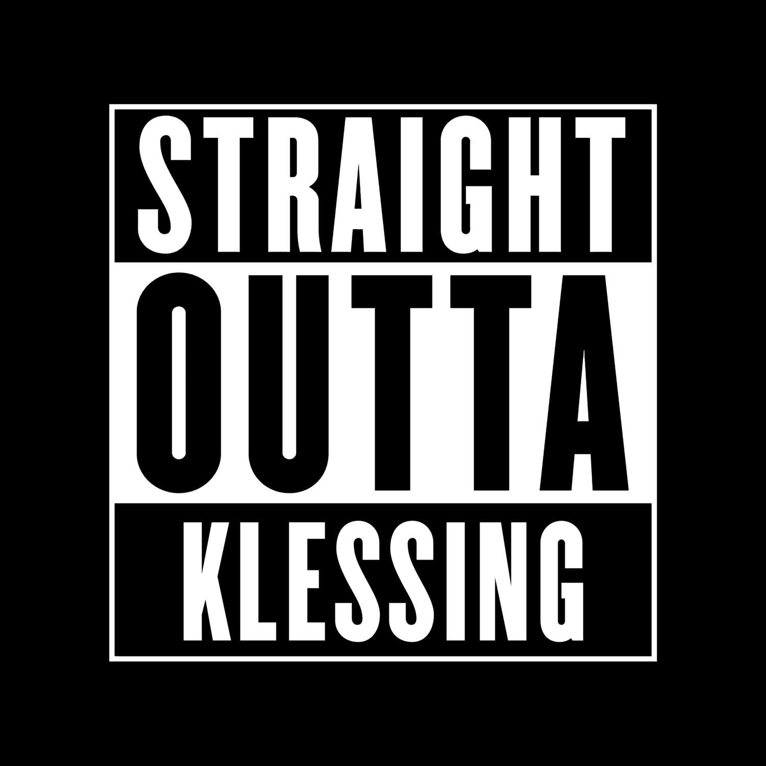 Klessing T-Shirt »Straight Outta«