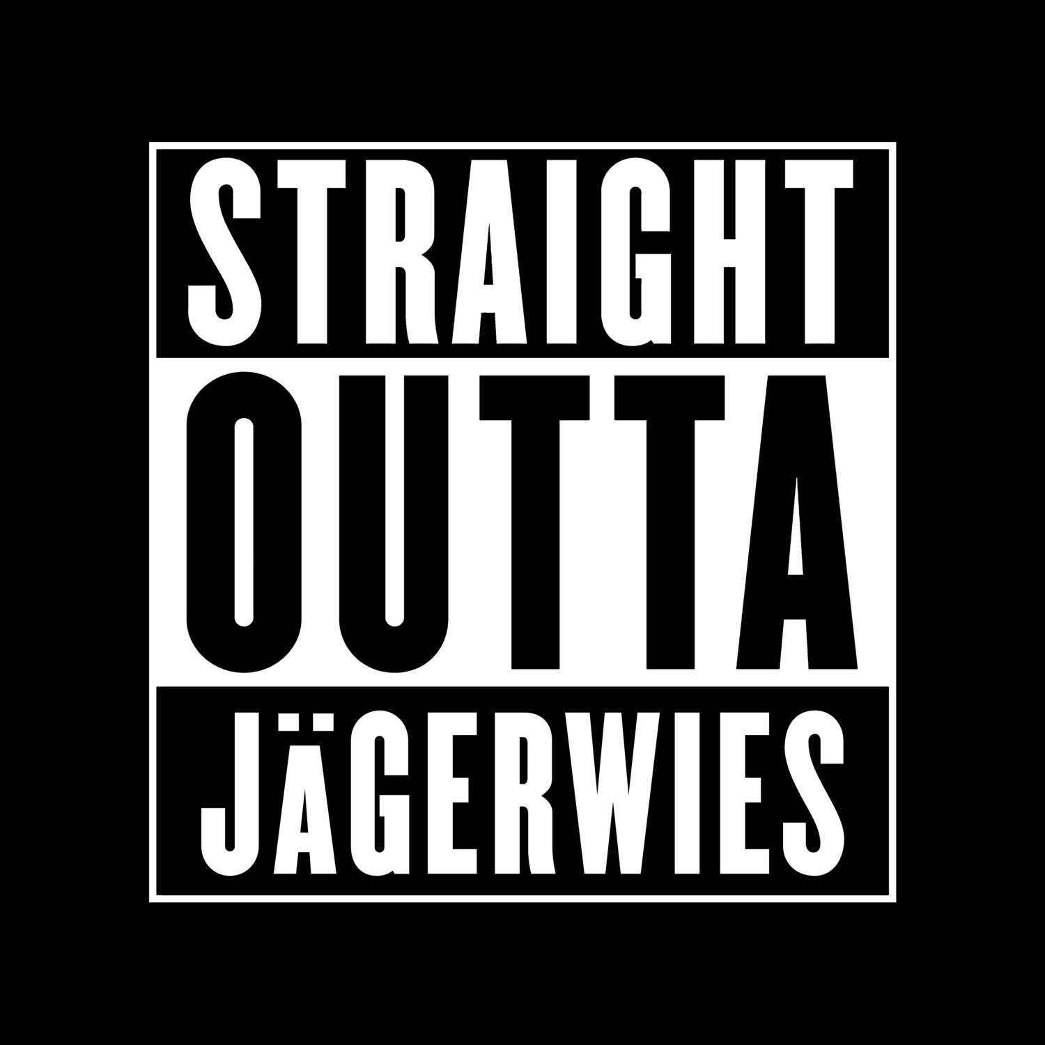 Jägerwies T-Shirt »Straight Outta«