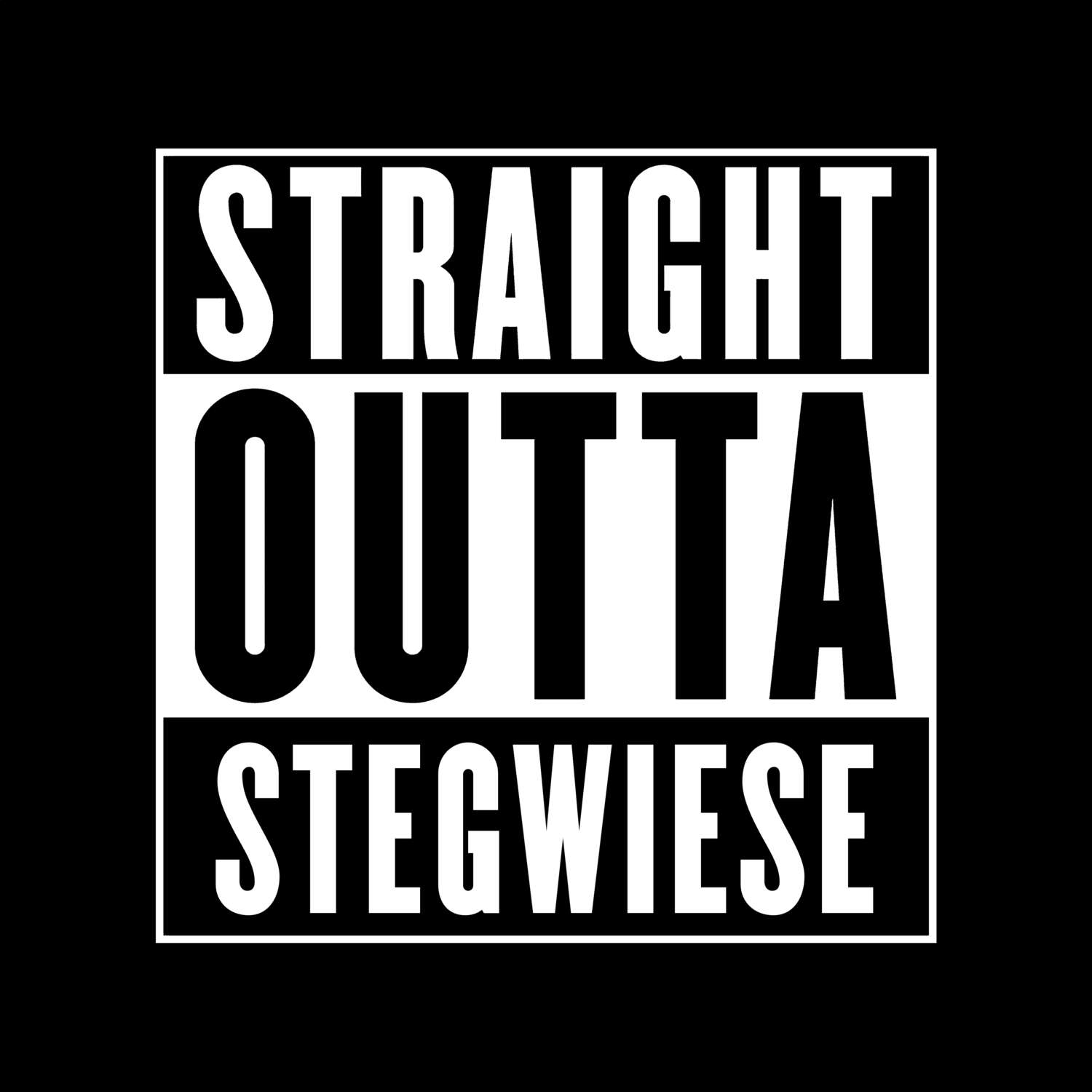 Stegwiese T-Shirt »Straight Outta«