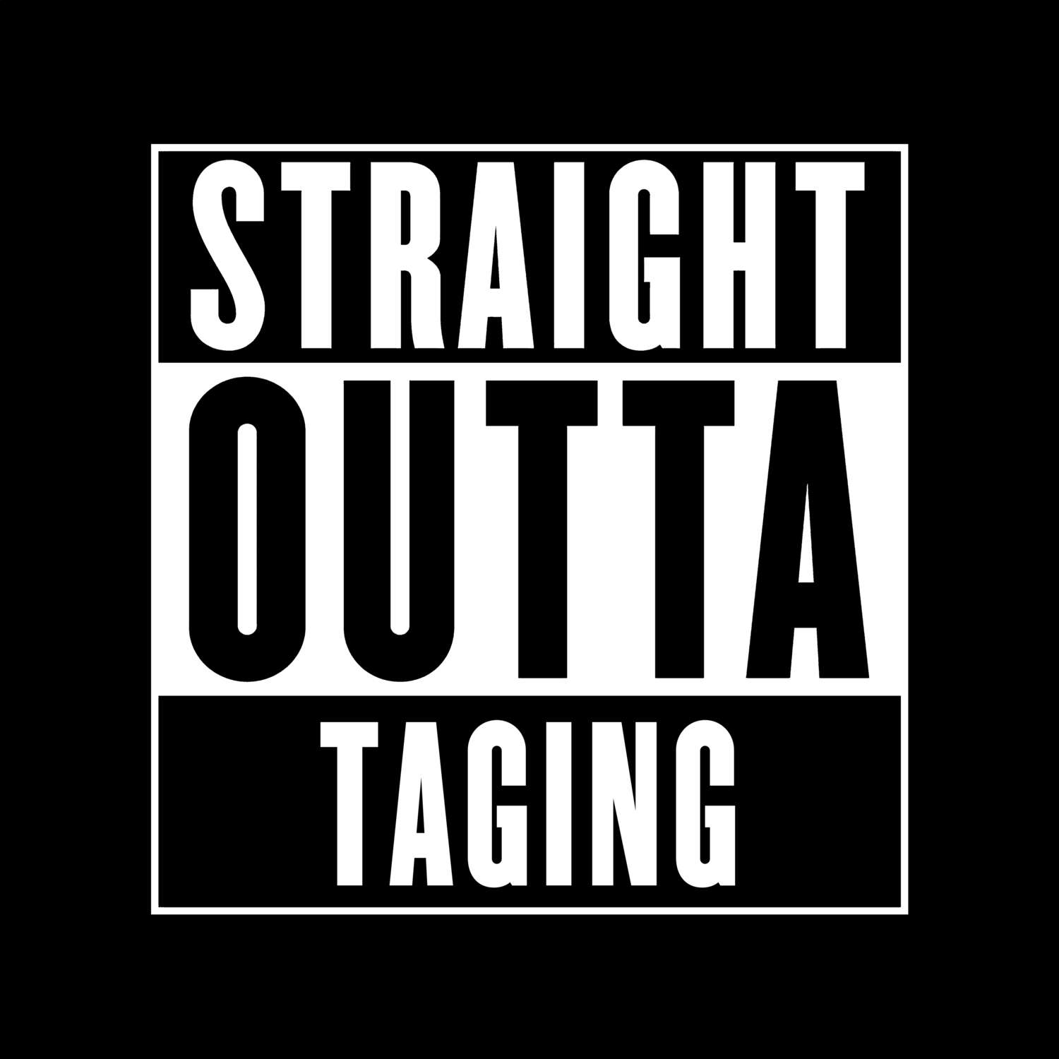 Taging T-Shirt »Straight Outta«