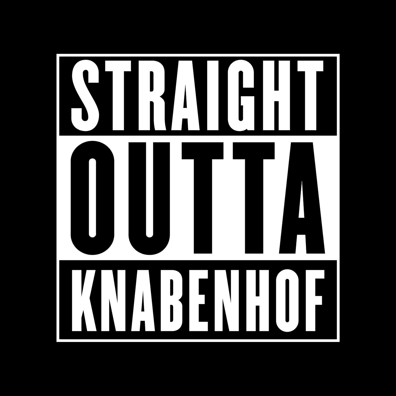 Knabenhof T-Shirt »Straight Outta«